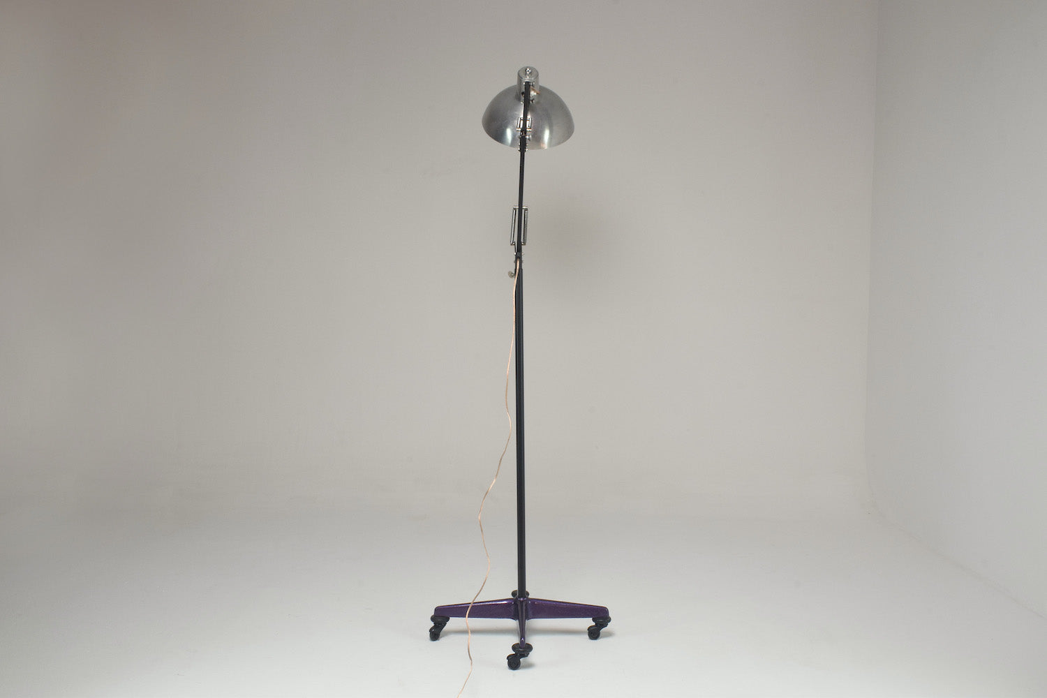 1950's French Doctor's Steel Articulating Floor Lamp - Spirit Gallery