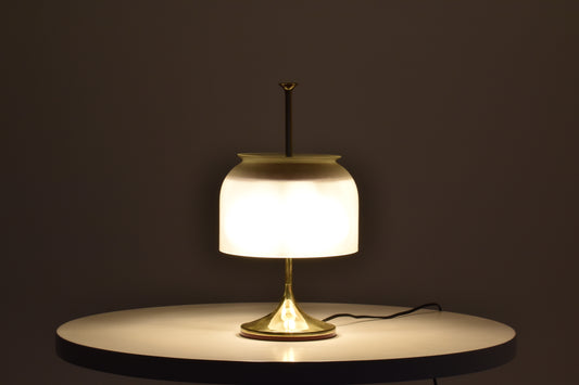 1950's Italian Brass Glass Table Lamp - Spirit Gallery