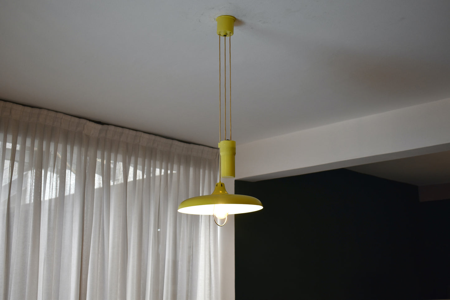 1950's Italian Mid-Century Adjustable Pendant by Stilux - Spirit Gallery