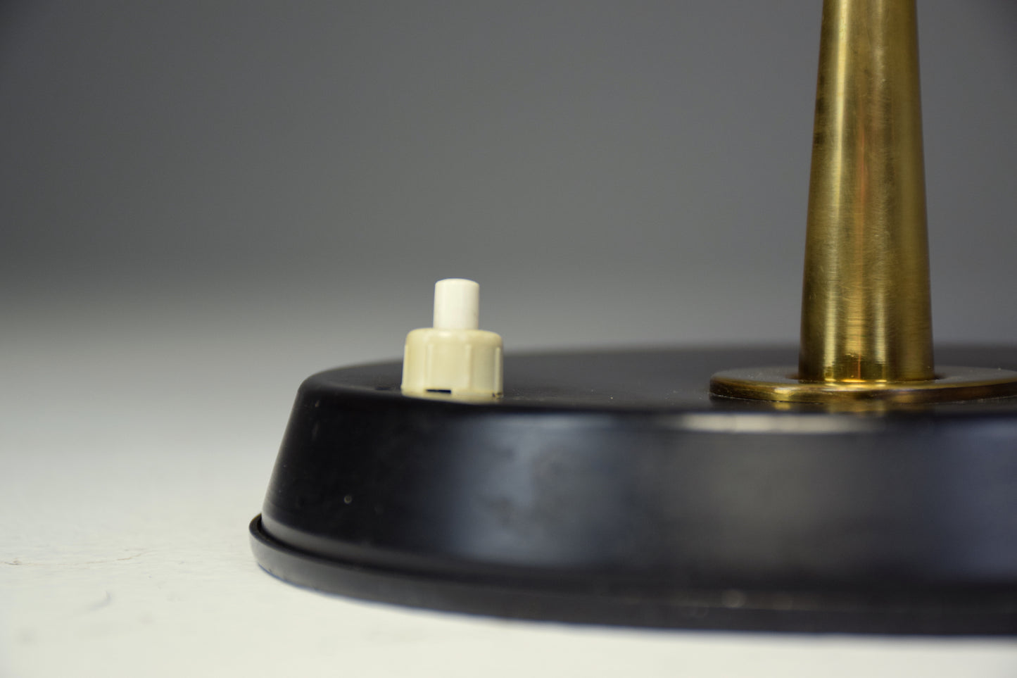 1950s Midcentury Modern Italian Oscar Torlasco Brass Table Lamp - Spirit Gallery