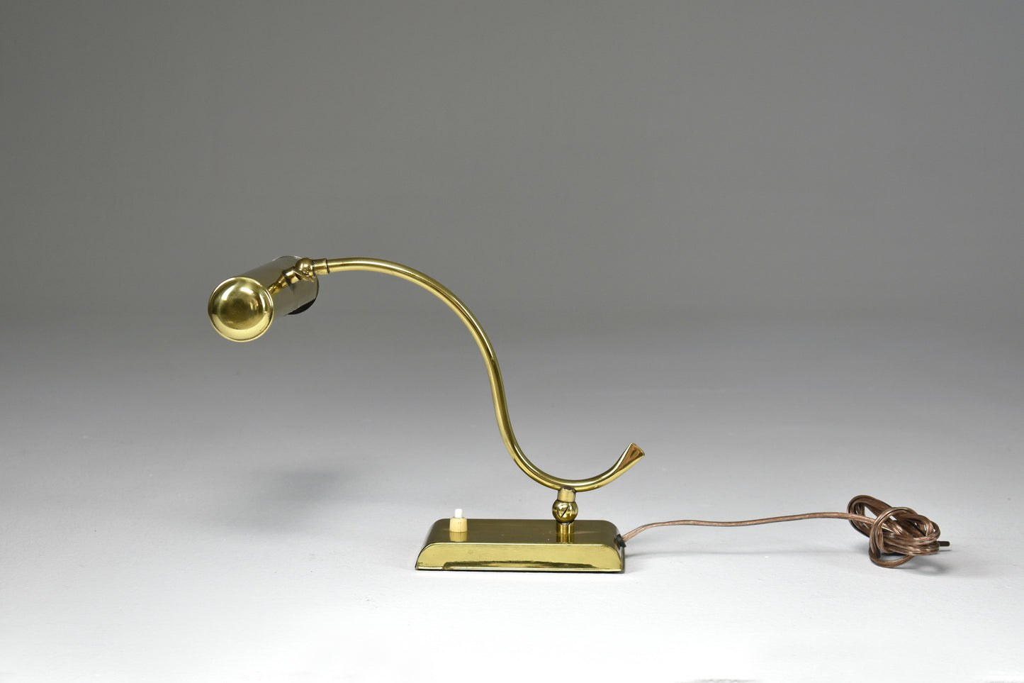 1970's Italian Brass Piano Lamp - Spirit Gallery