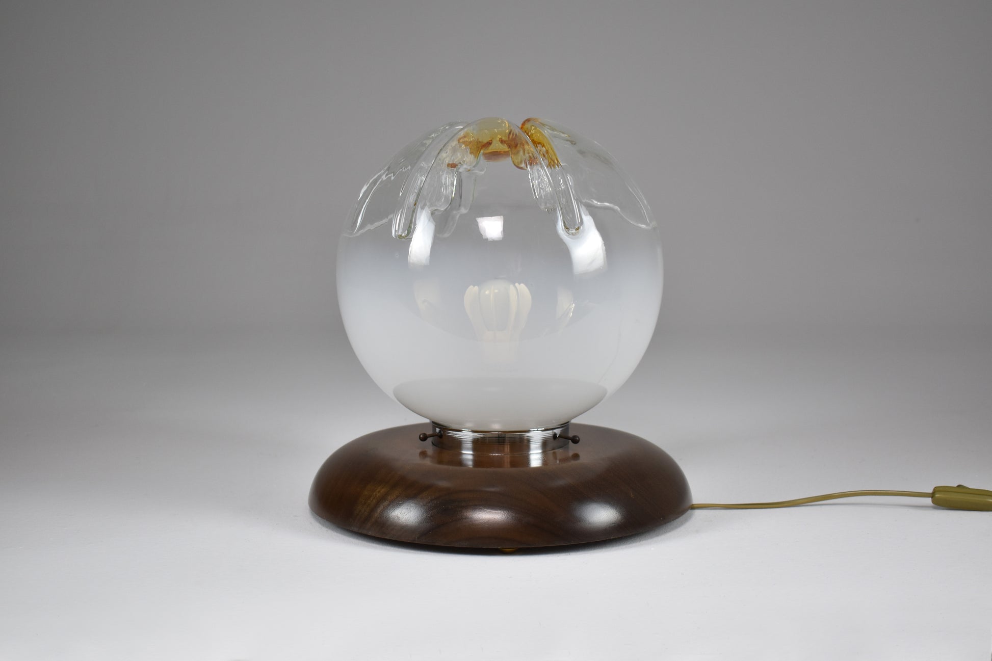 1970's Italian Murano Boule Table Lamp - Spirit Gallery