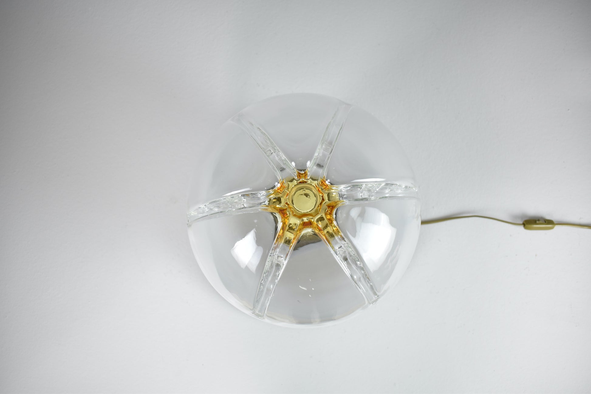 1970's Italian Murano Boule Table Lamp - Spirit Gallery