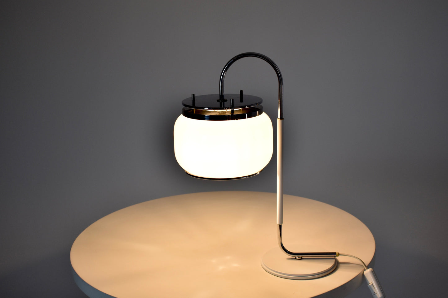 1970's Italian Stainless Steel Table Lamp - Spirit Gallery