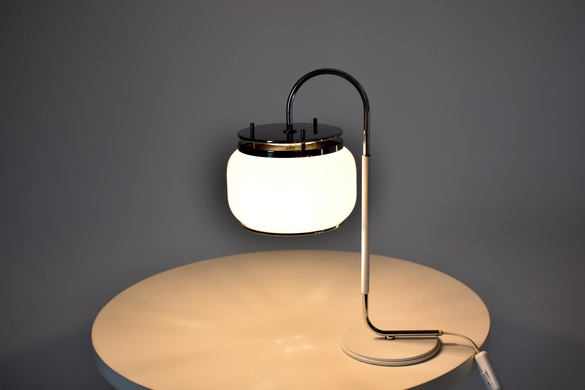 1970's Italian Stainless Steel Table Lamp - Spirit Gallery