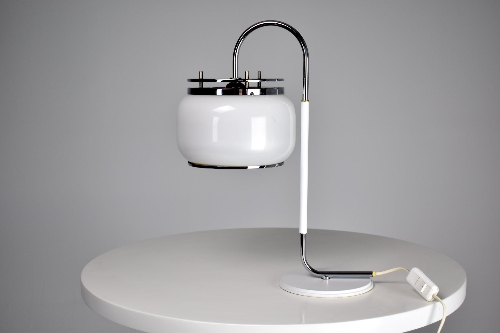 1970's Italian Stainless Steel Table Lamp - Spirit Gallery