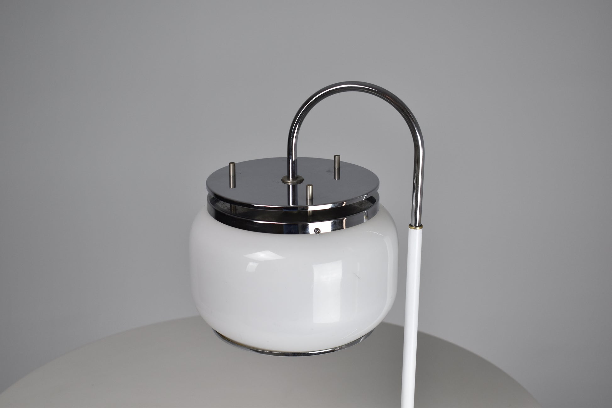 1970's Italian Stainless Steel Table Lamp - Spirit Gallery