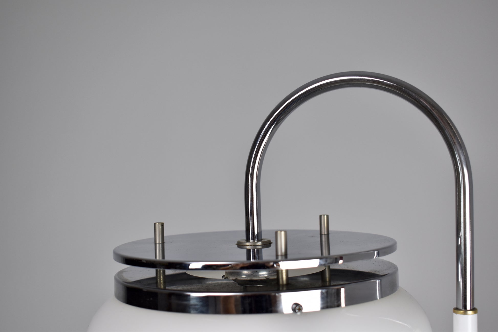 1970's Italian Stainless Steel Table Lamp - Spirit Gallery