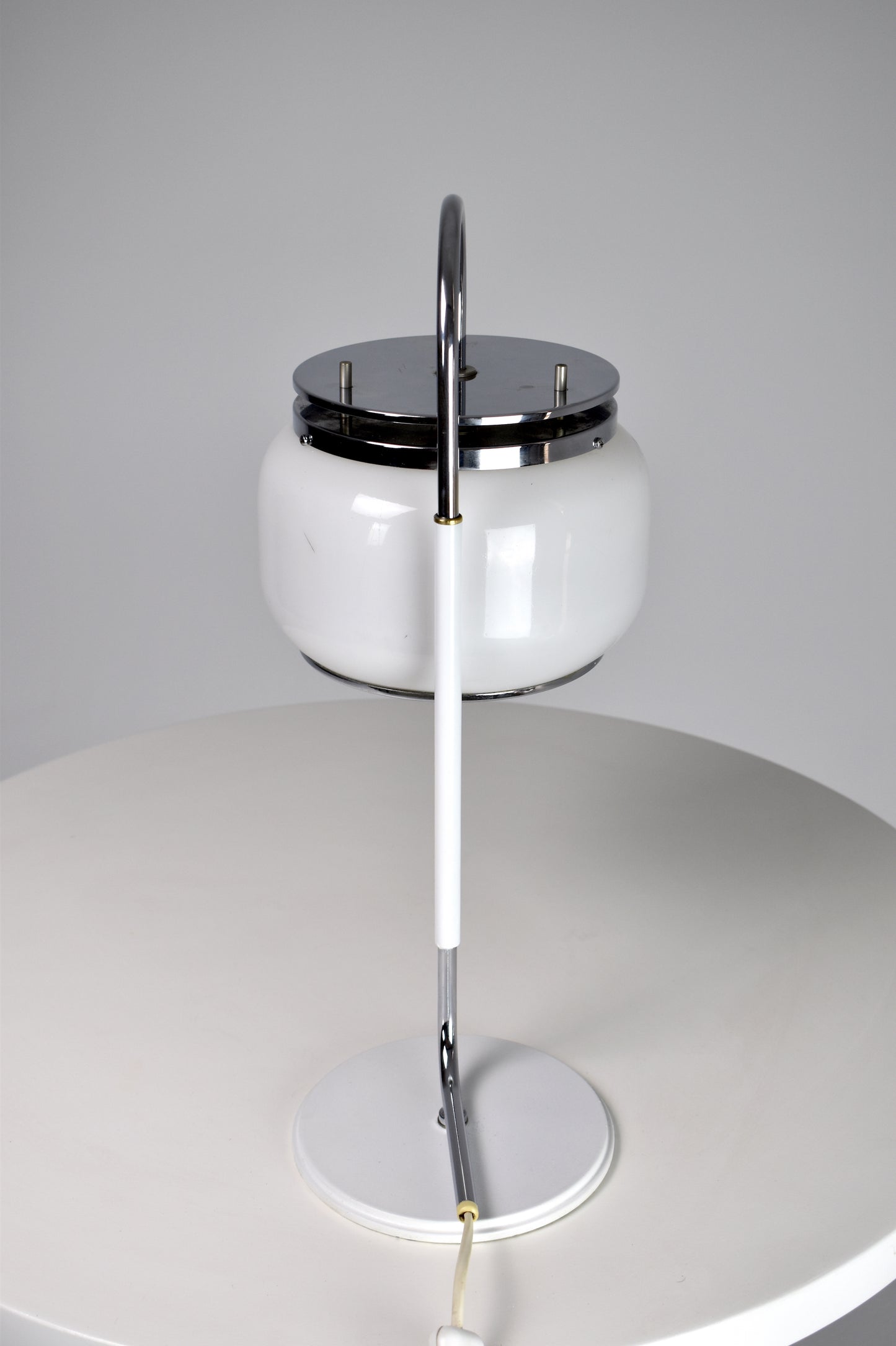 1970's Italian Stainless Steel Table Lamp - Spirit Gallery