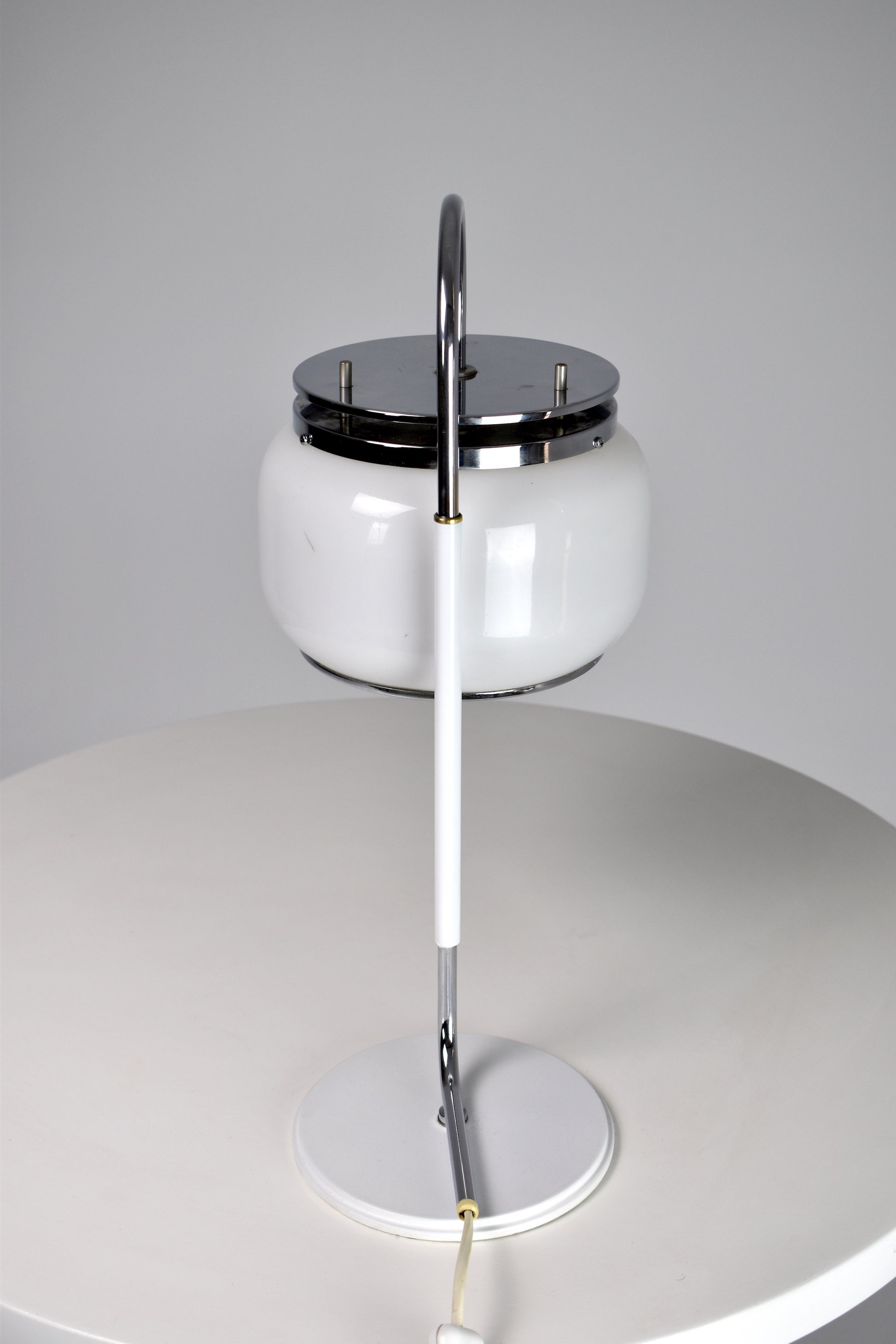 1970's Italian Stainless Steel Table Lamp - Spirit Gallery