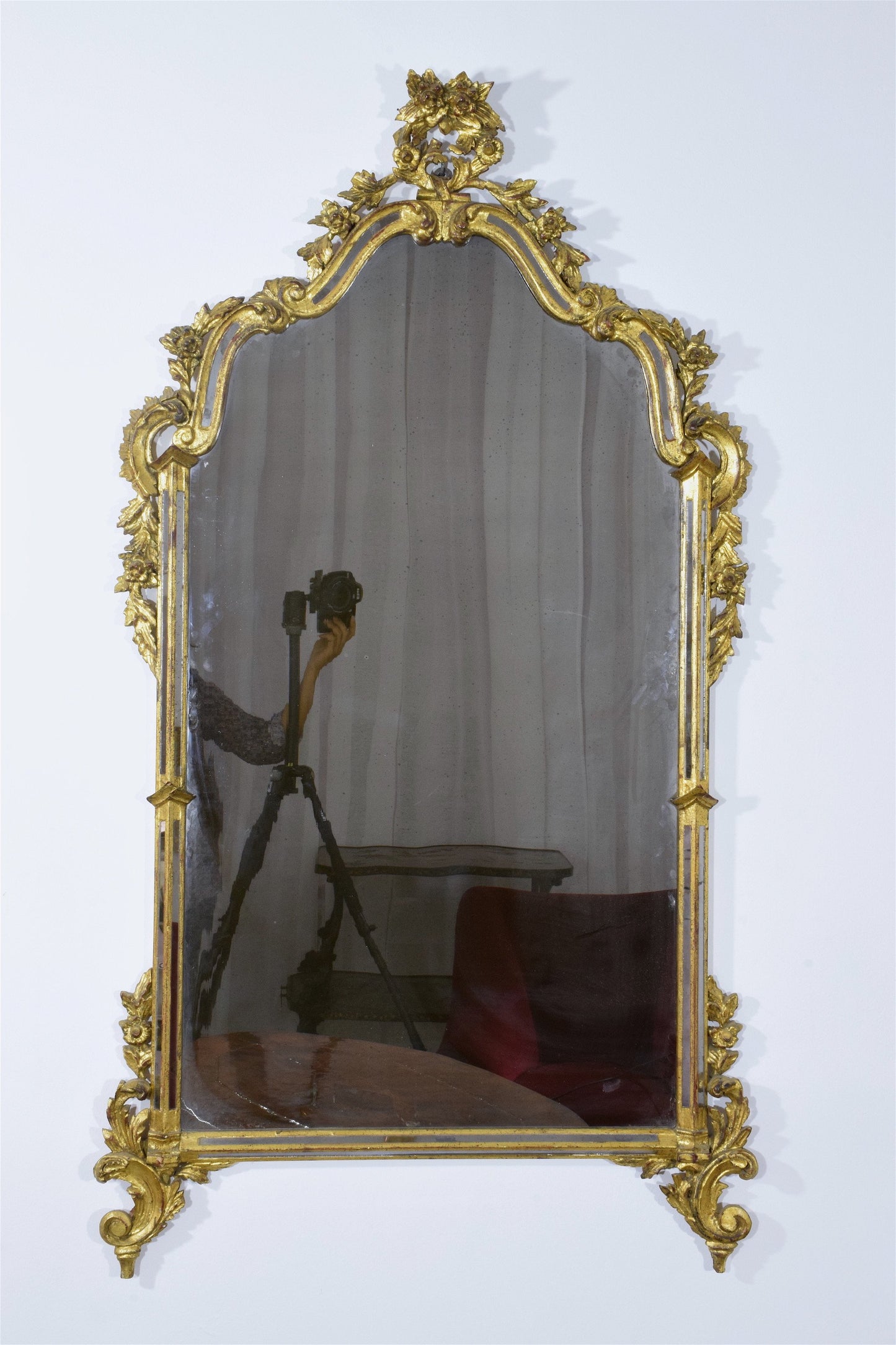 19th Century, Italian Giltwood Mirror - Spirit Gallery