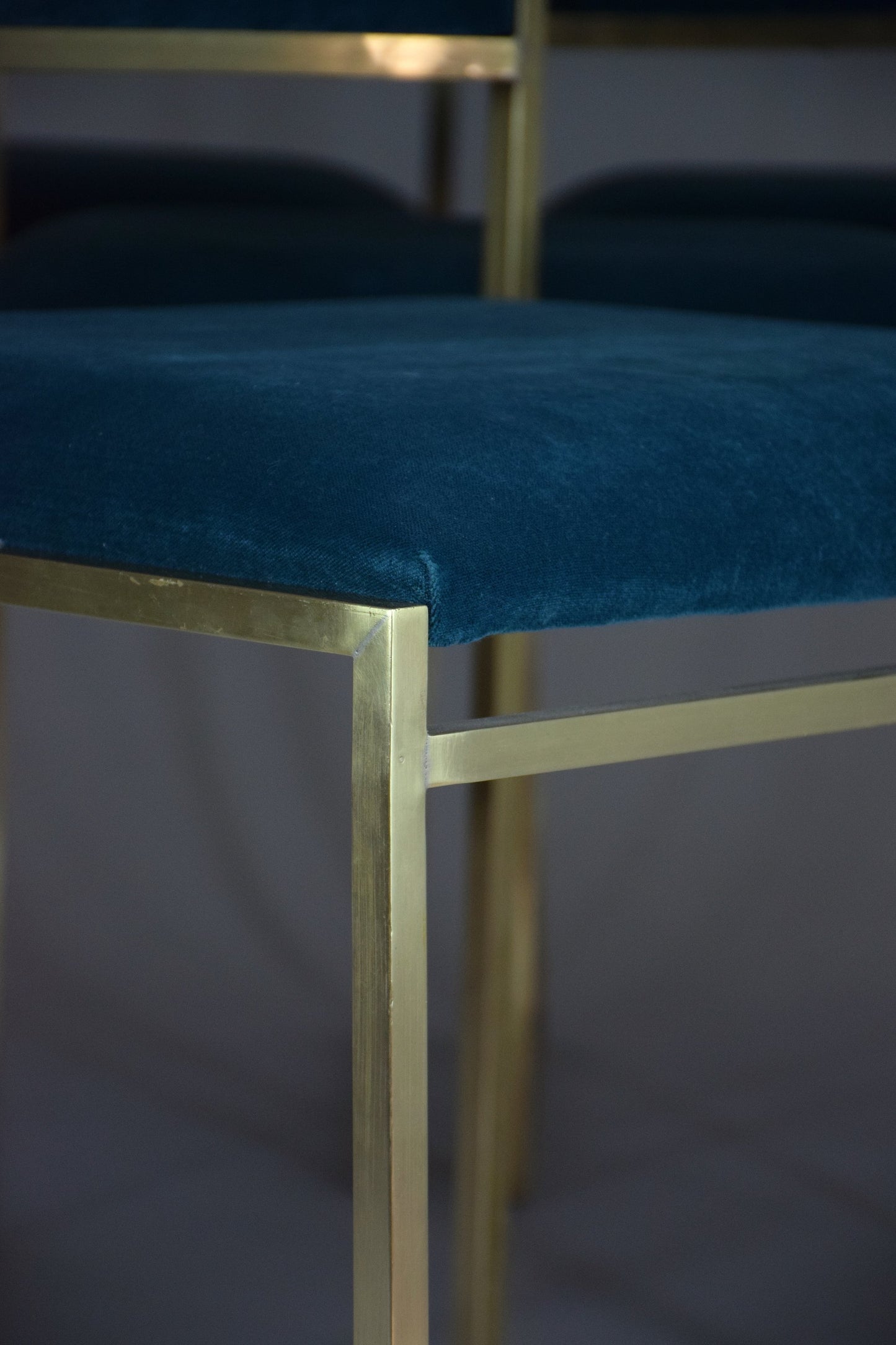 20th Century Chairs and Armchairs by Willy Rizzo, Set of 6, 1970's - Spirit Gallery