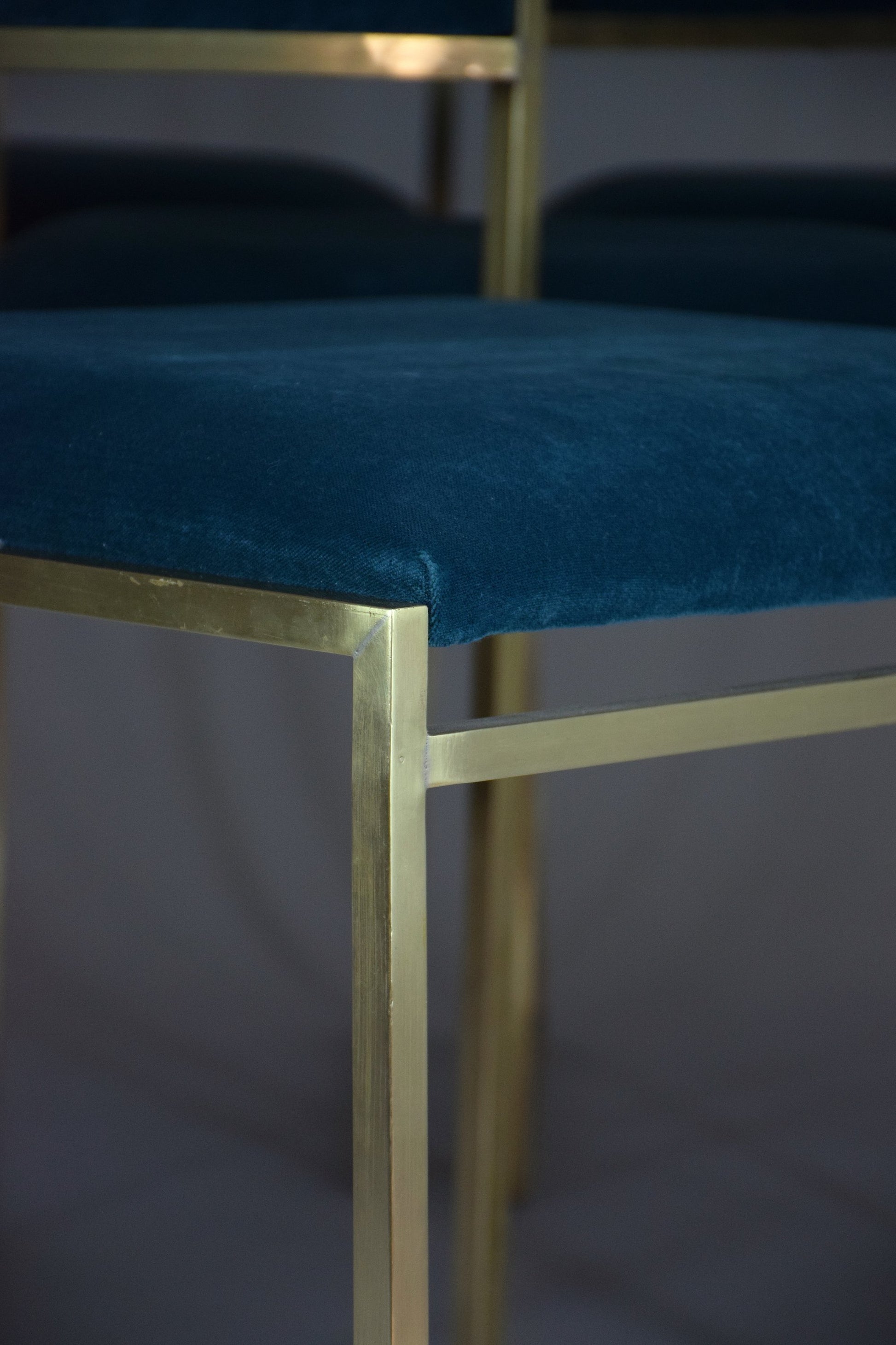20th Century Chairs and Armchairs by Willy Rizzo, Set of 6, 1970's - Spirit Gallery
