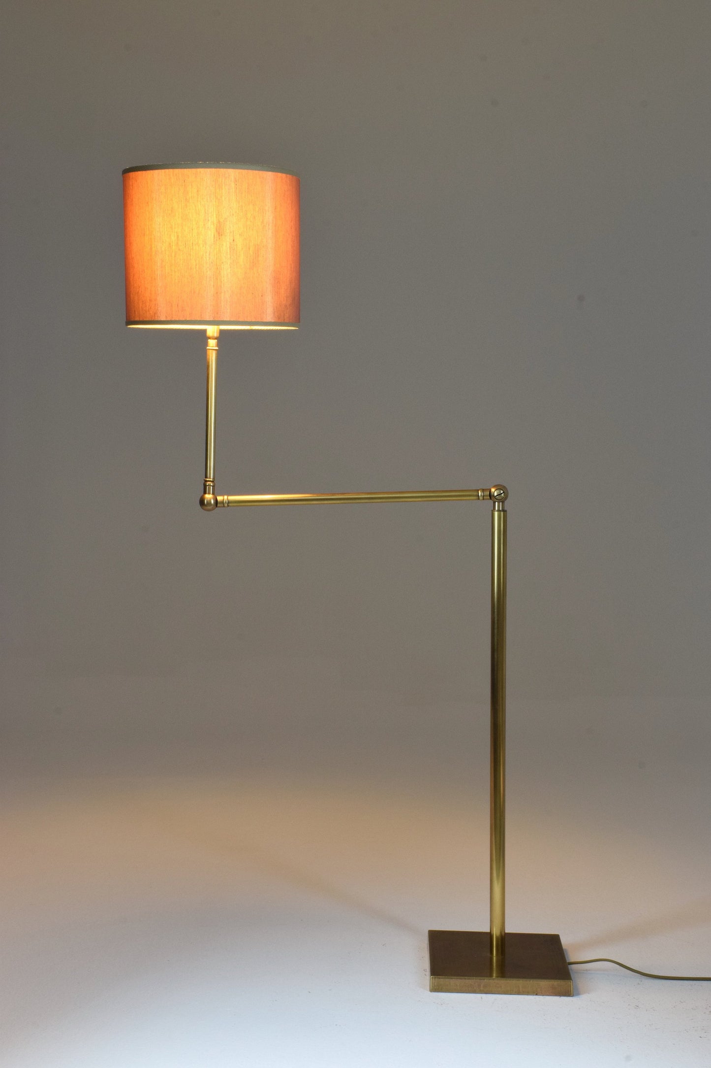 20th Century French Brass Floor Lamp, 1960's - Spirit Gallery