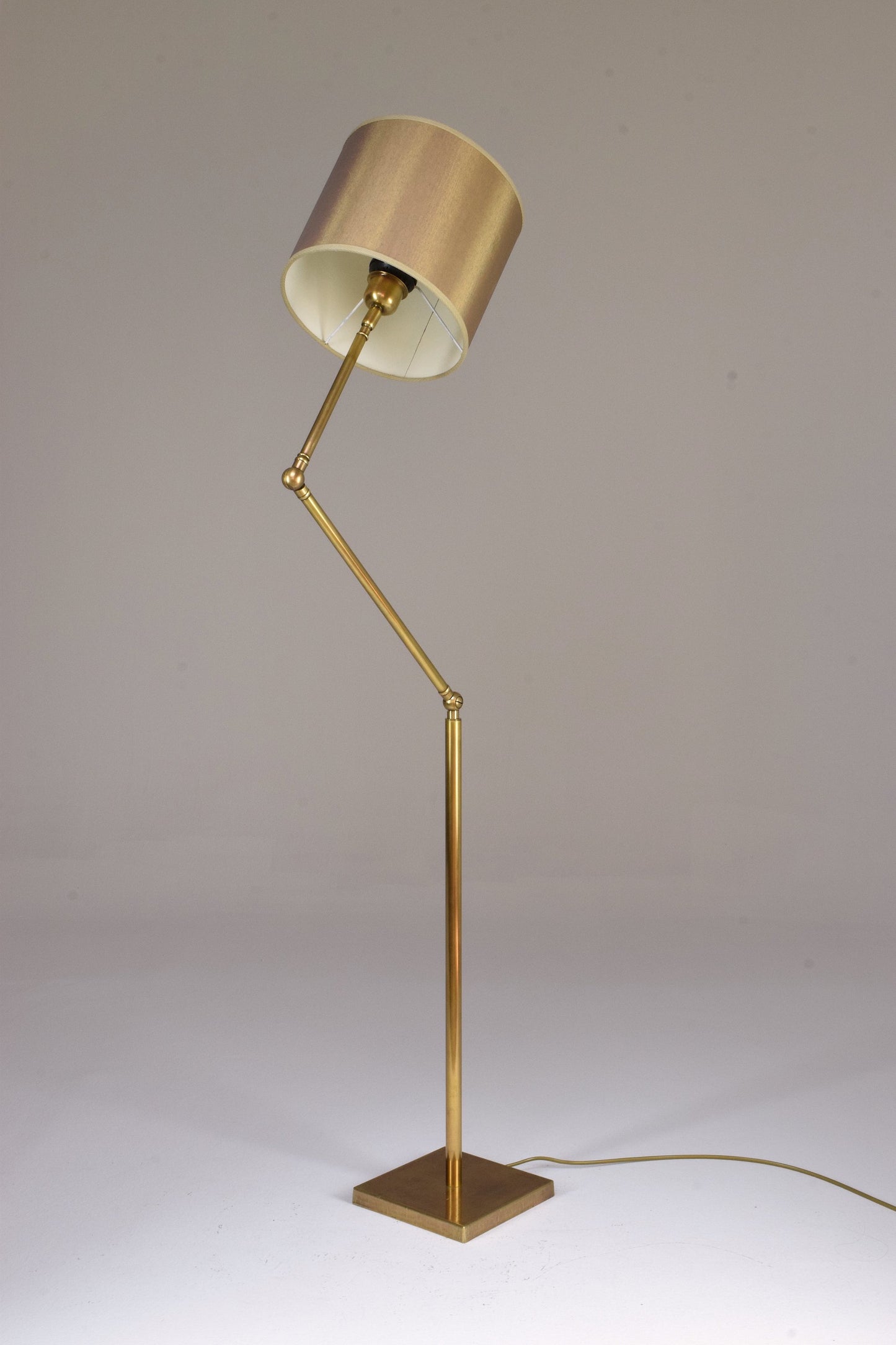 20th Century French Brass Floor Lamp, 1960's - Spirit Gallery