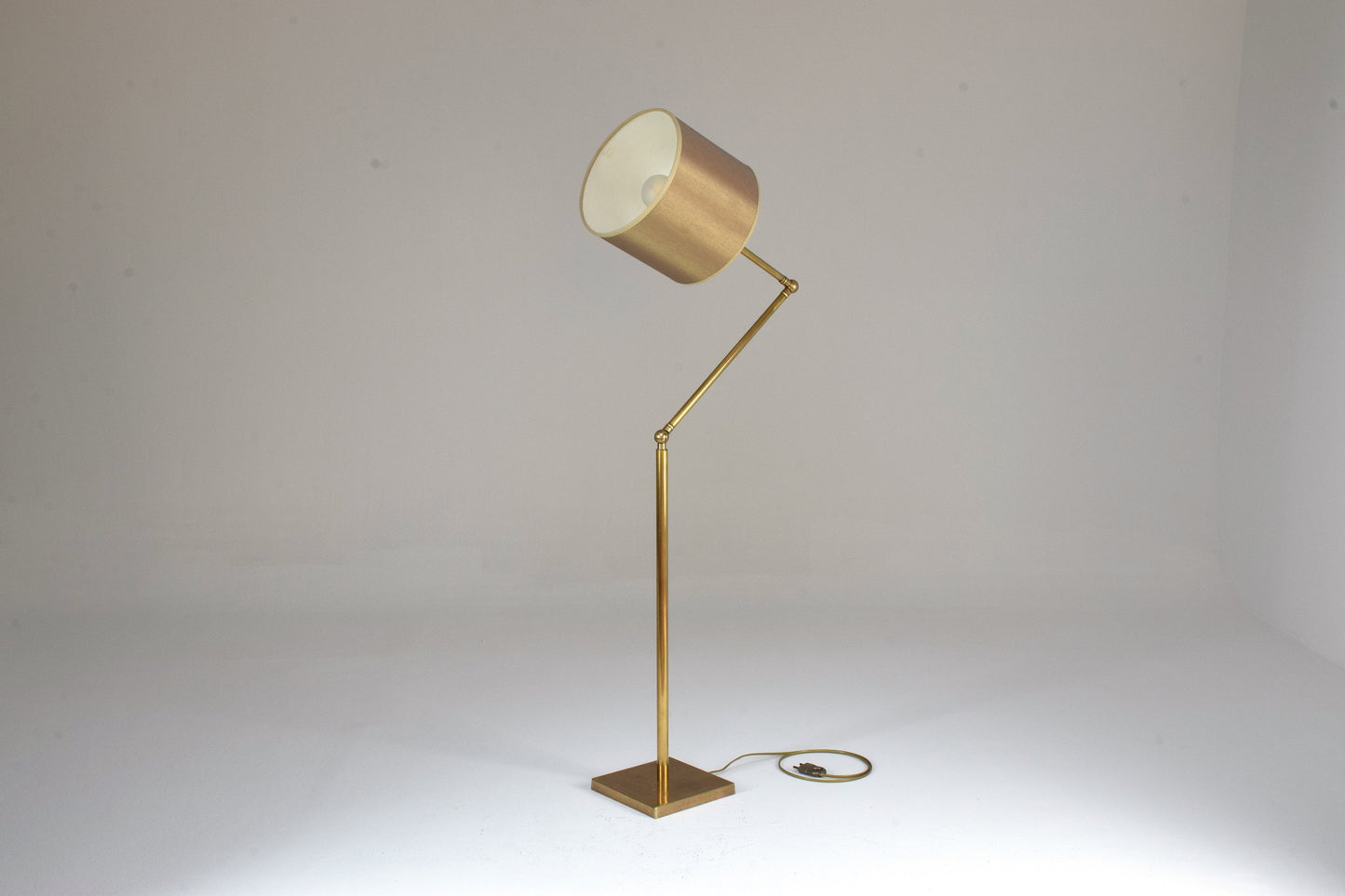 20th Century French Brass Floor Lamp, 1960's - Spirit Gallery
