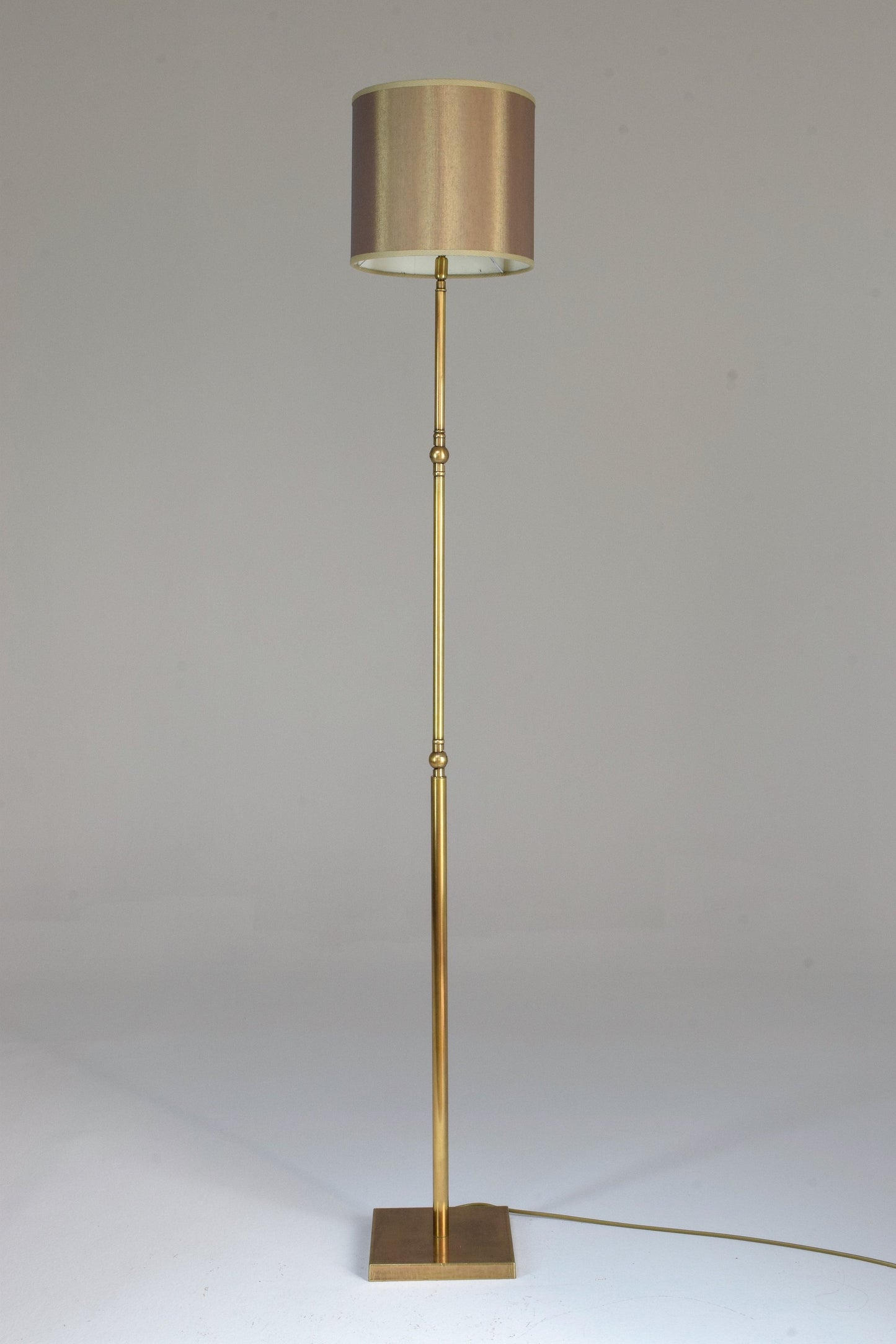 20th Century French Brass Floor Lamp, 1960's - Spirit Gallery