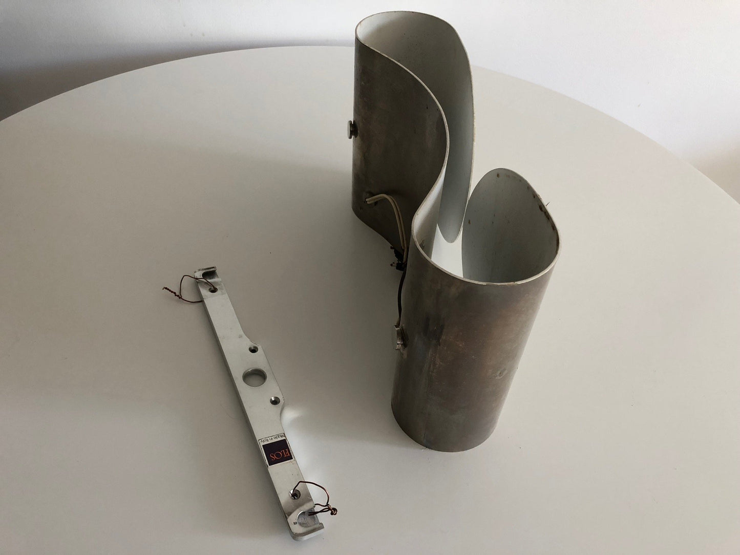 20th Century Italian Foglio Chrome Sconces for Flos - Spirit Gallery