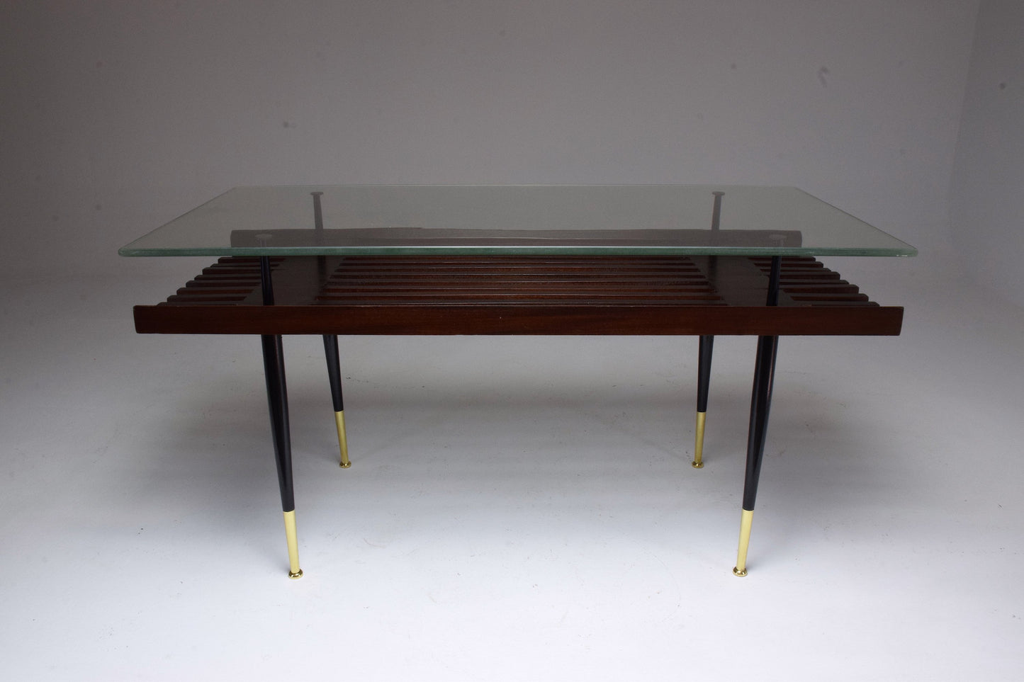 20th Century Italian Glass Coffee Table, 1950s - Spirit Gallery