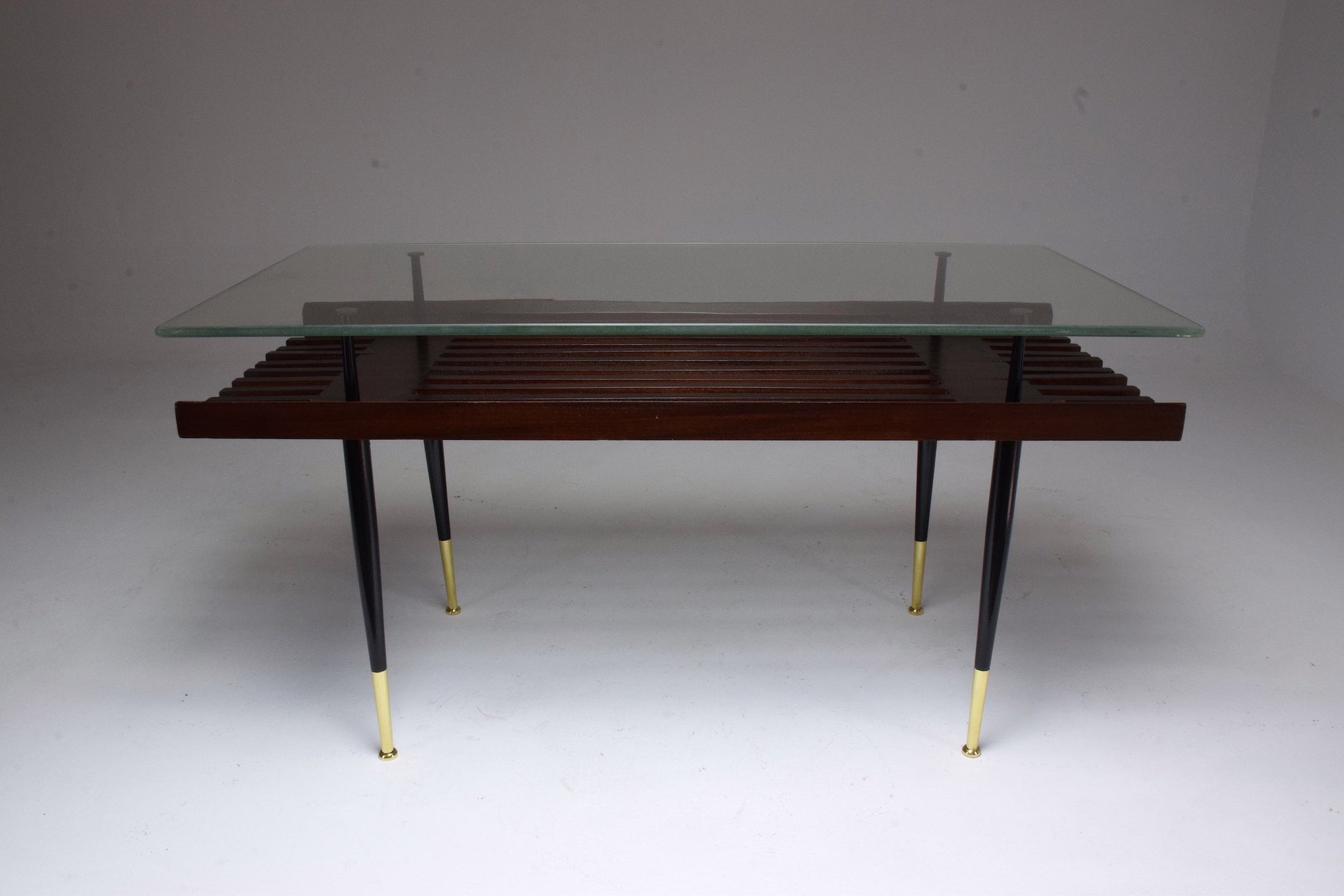 20th Century Italian Glass Coffee Table, 1950s - Spirit Gallery