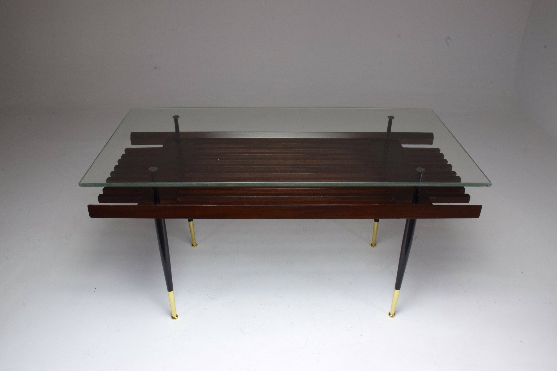20th Century Italian Glass Coffee Table, 1950s - Spirit Gallery