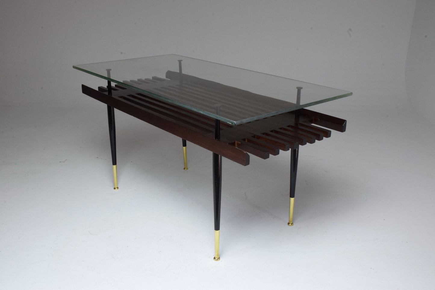 20th Century Italian Glass Coffee Table, 1950s - Spirit Gallery