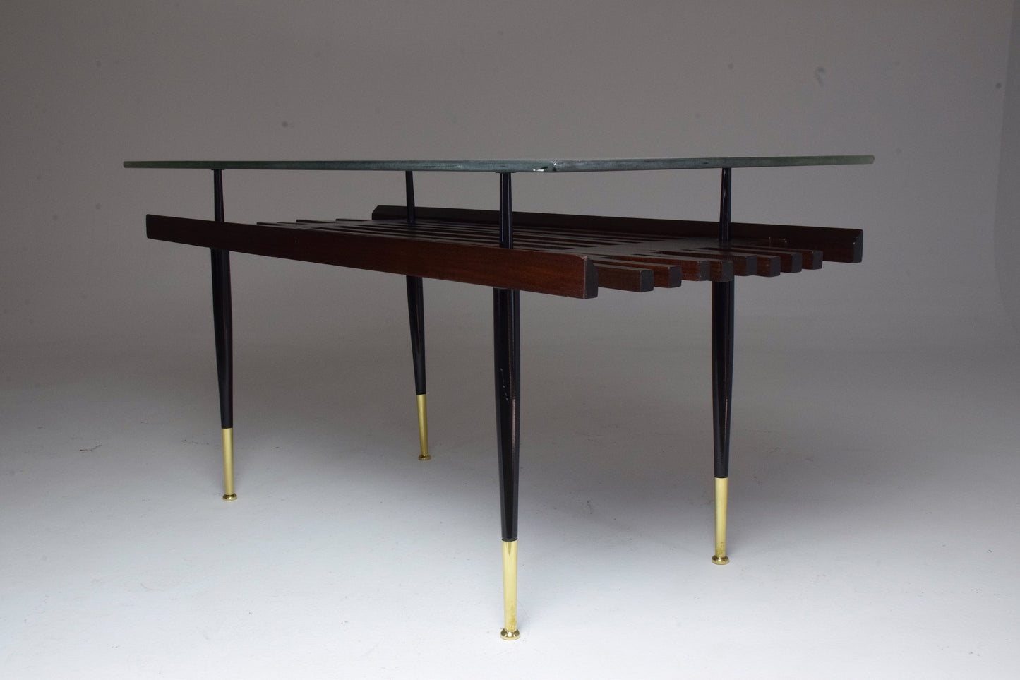 20th Century Italian Glass Coffee Table, 1950s - Spirit Gallery
