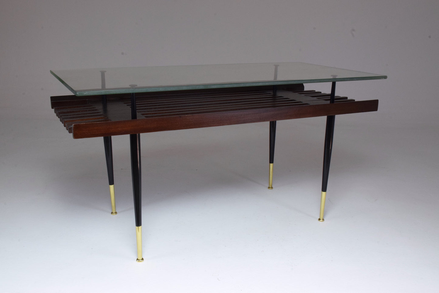 20th Century Italian Glass Coffee Table, 1950s - Spirit Gallery