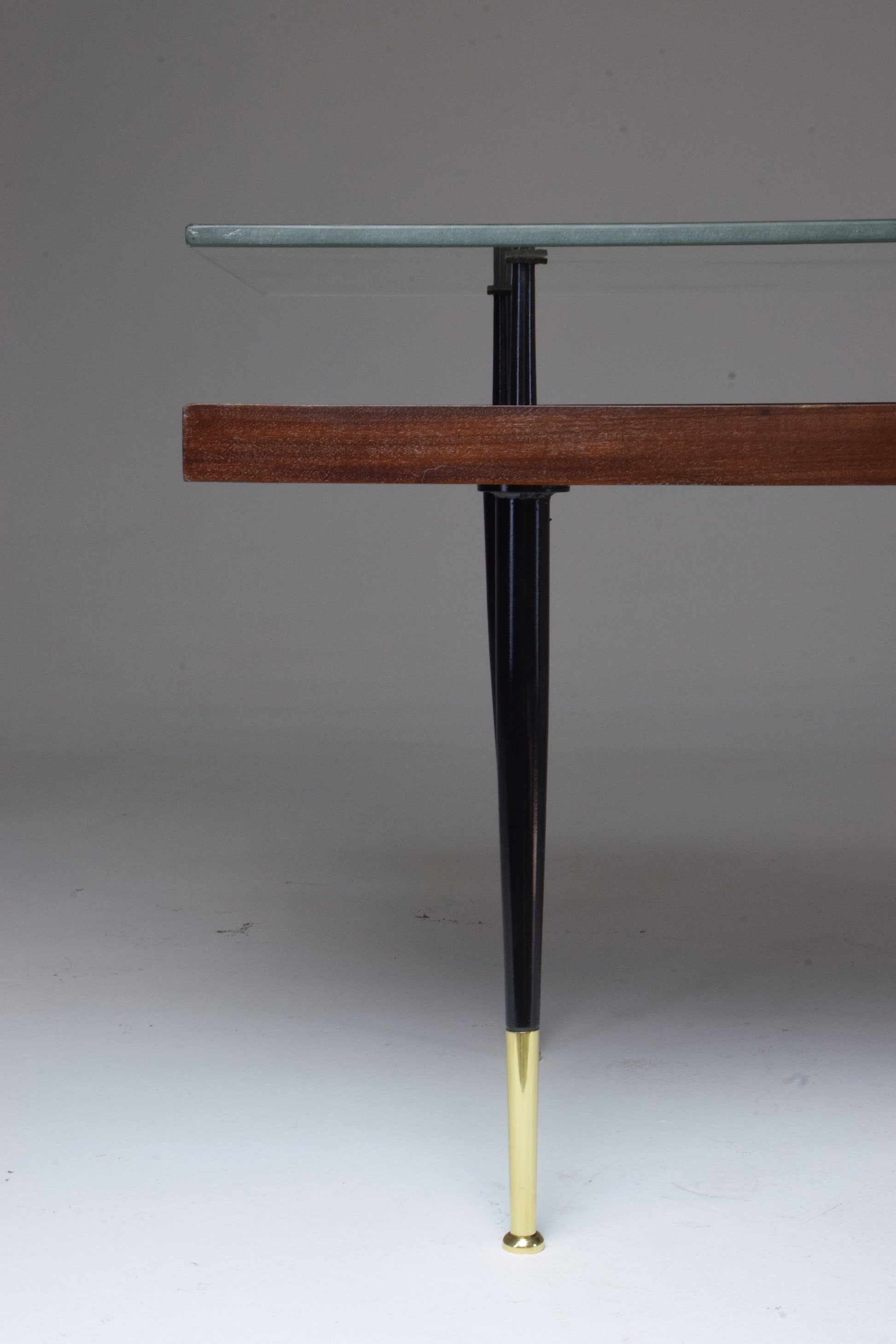20th Century Italian Glass Coffee Table, 1950s - Spirit Gallery