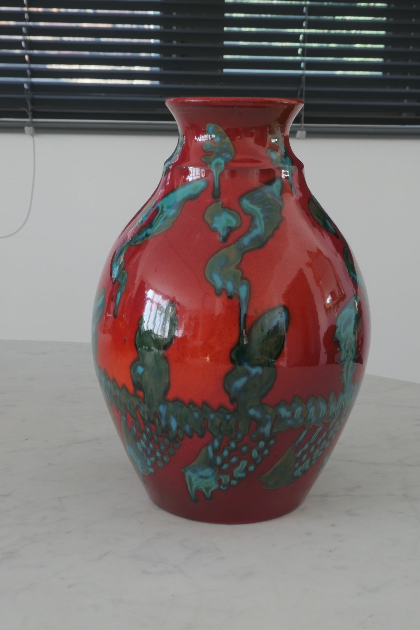 20th Century Italian Vintage Ceramic Vase, 1980's - Spirit Gallery