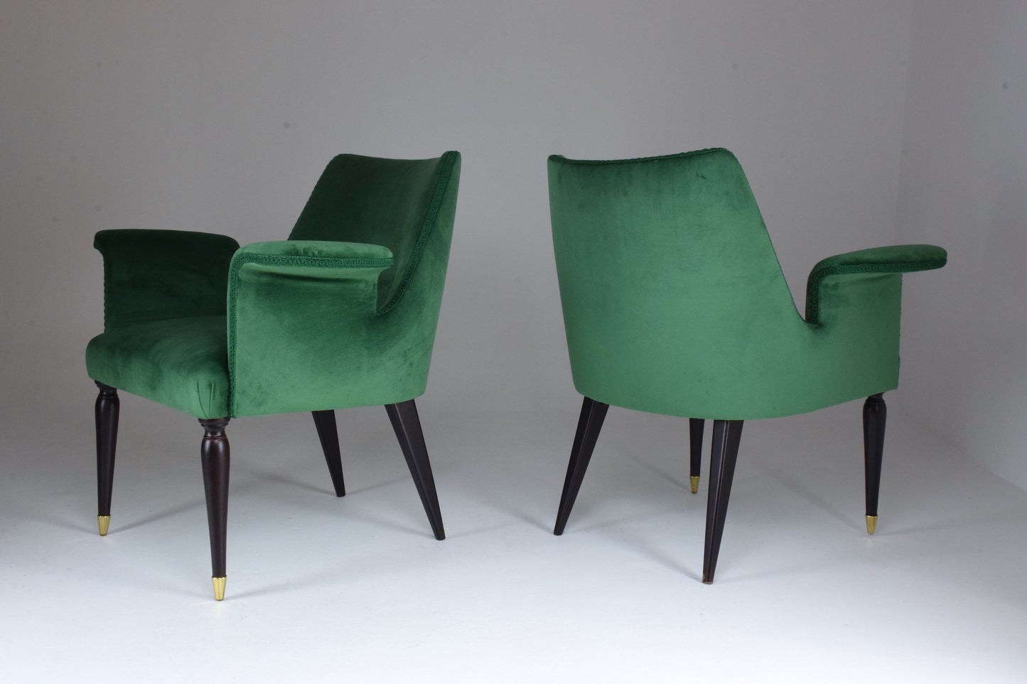 20th Century Pair of Italian Armchairs by Paolo Buffa, 1940s - Spirit Gallery