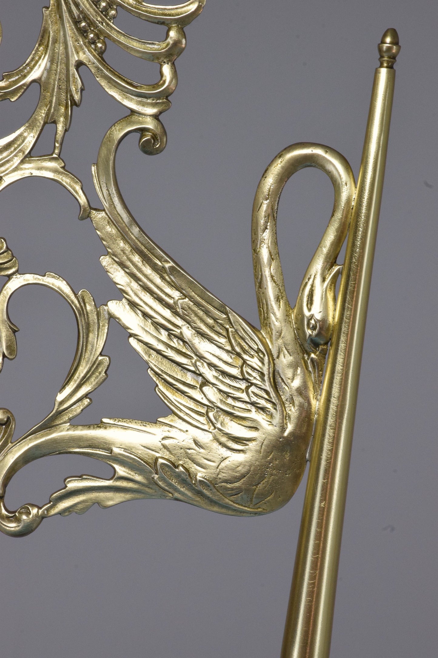 20th Century Pair of Italian Vintage Brass Swan Chairs, 1950s - Spirit Gallery