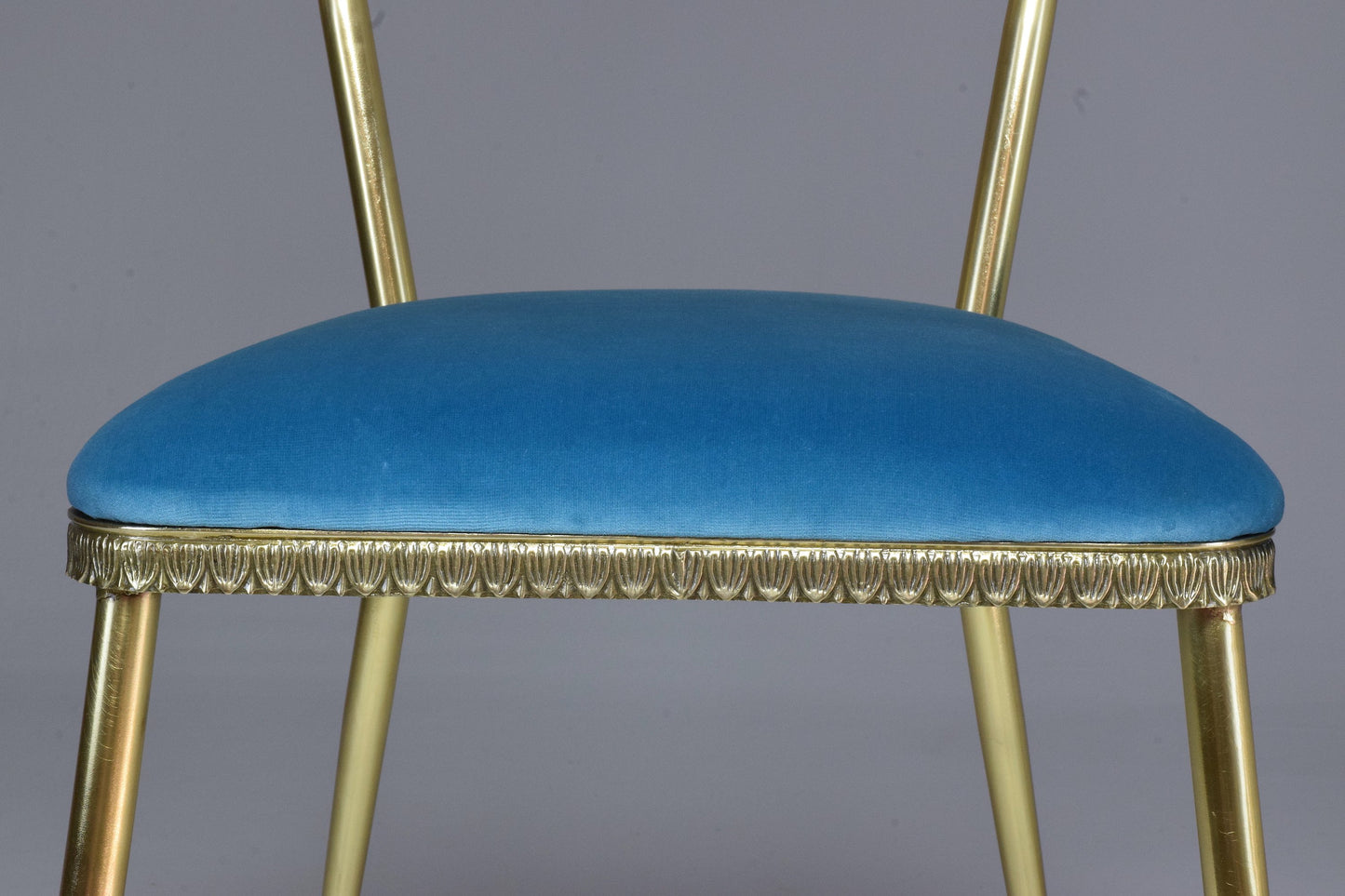 20th Century Pair of Italian Vintage Brass Swan Chairs, 1950s - Spirit Gallery