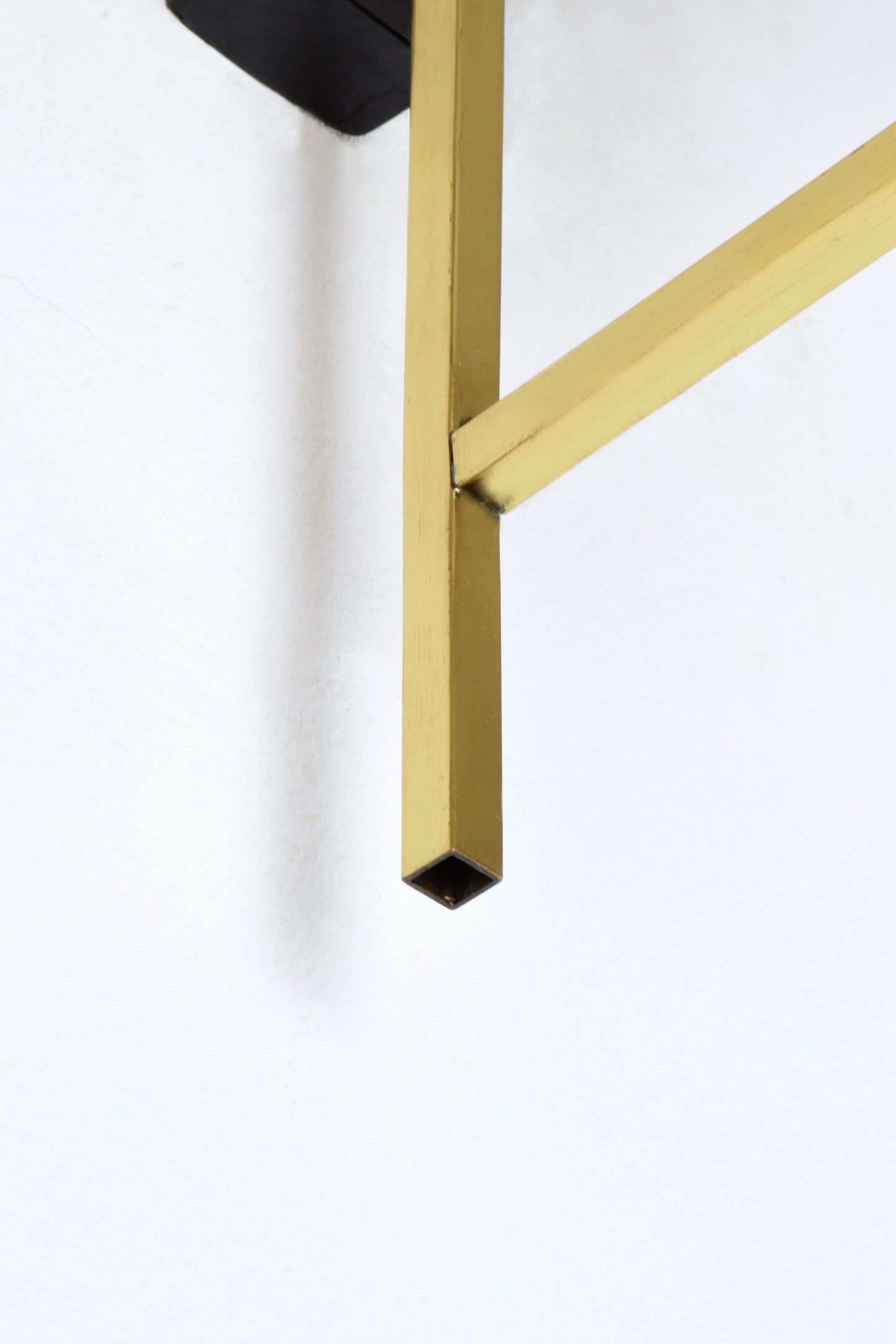 20th Century Pair of Italian Wood and Brass Sconces, 1950's - Spirit Gallery