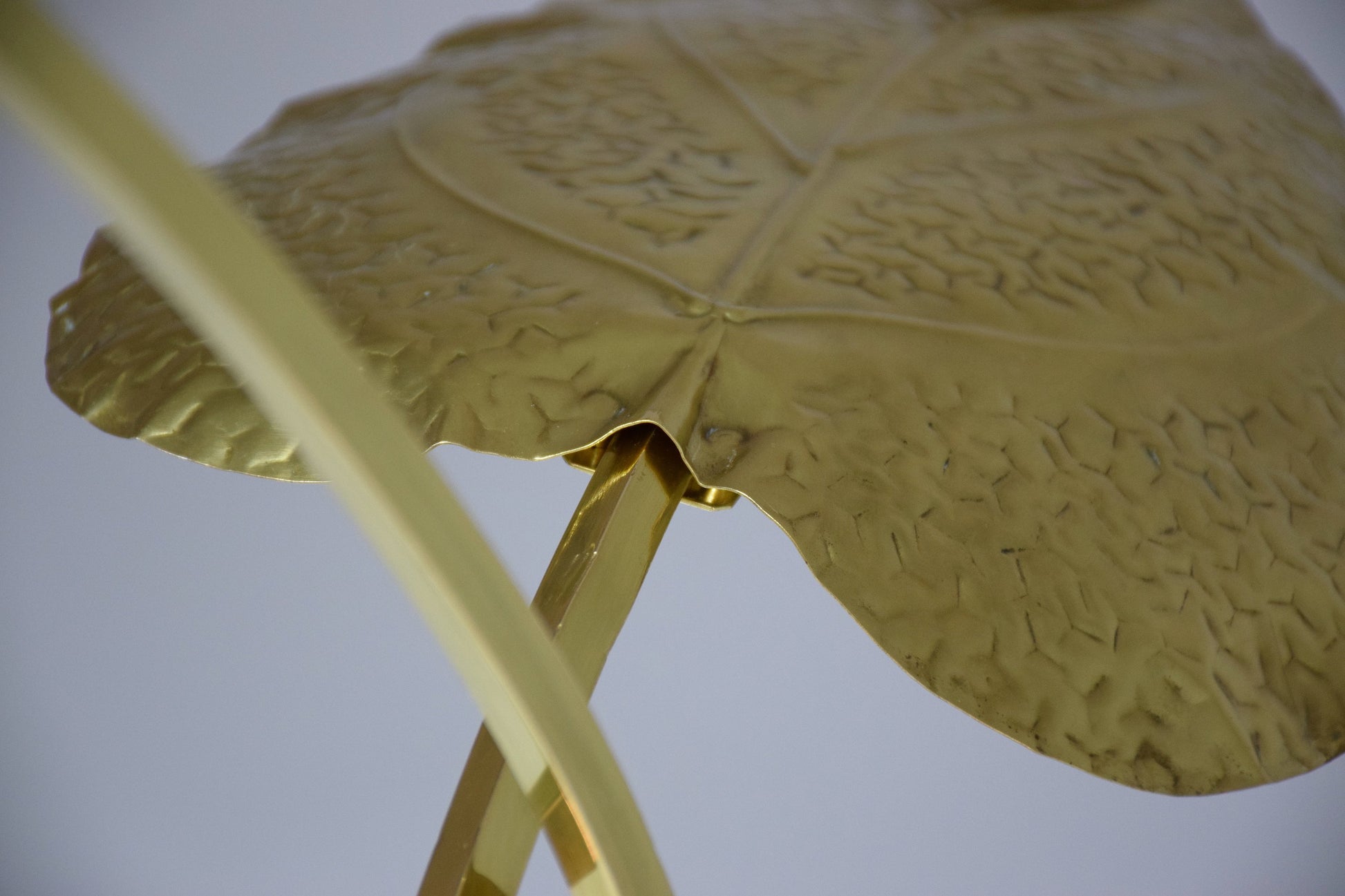 20th Century Rare Brass Floor Lamp by Tommaso Barbi, 1970's - Spirit Gallery