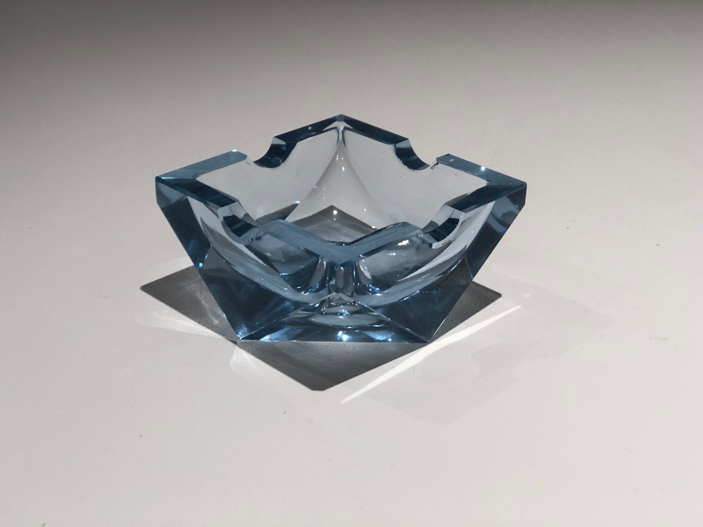 20th Century Vintage Art Deco Glass Ashtray, 1930-1940 - Spirit Gallery