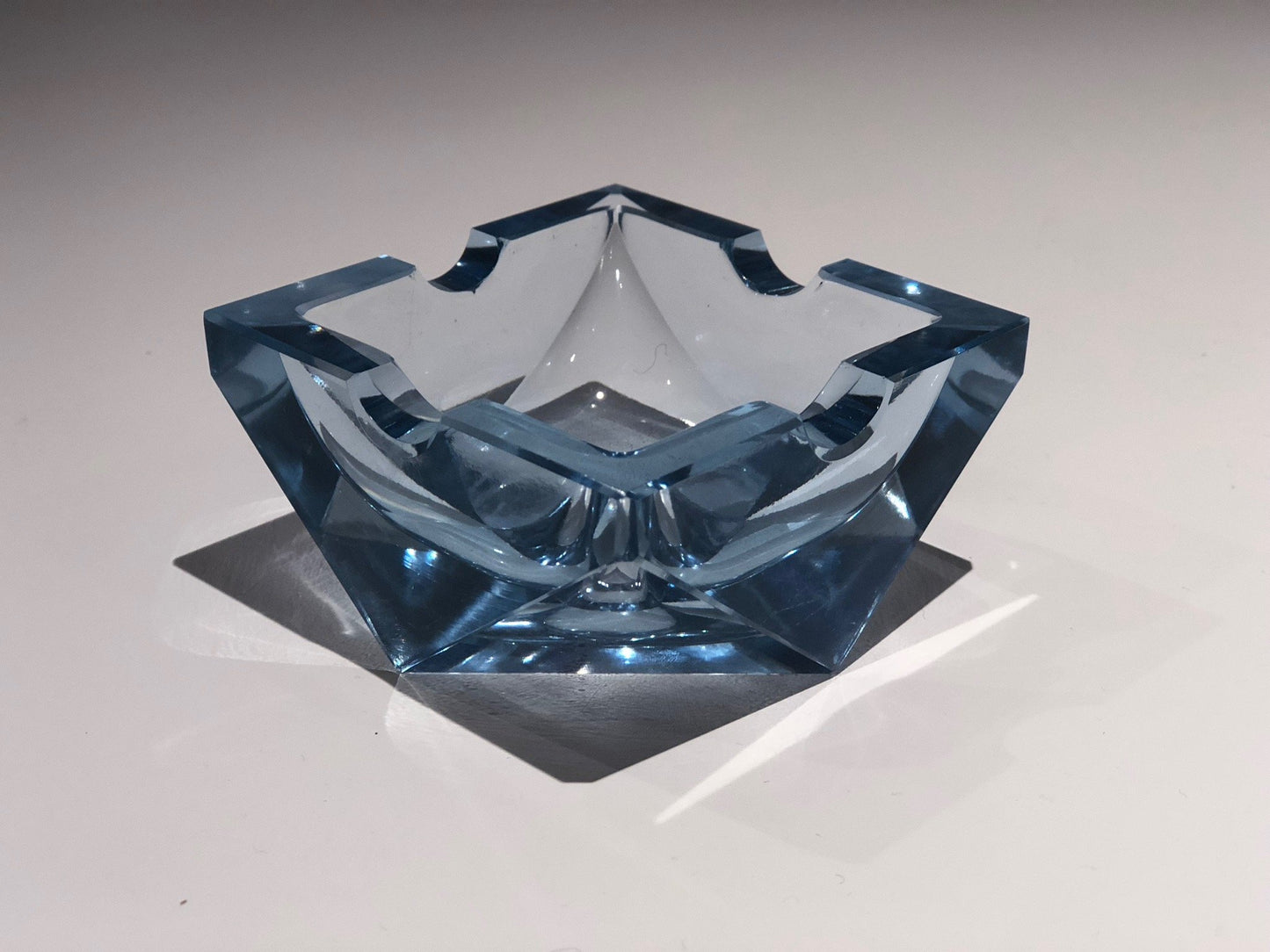 20th Century Vintage Art Deco Glass Ashtray, 1930-1940 - Spirit Gallery
