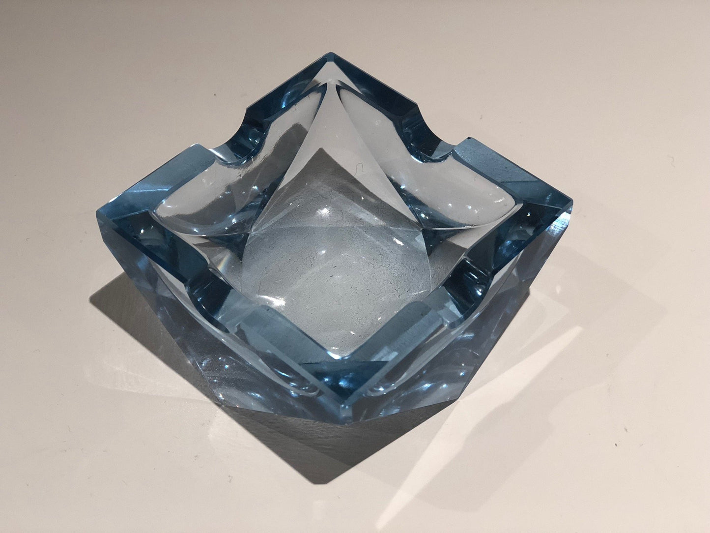20th Century Vintage Art Deco Glass Ashtray, 1930-1940 - Spirit Gallery