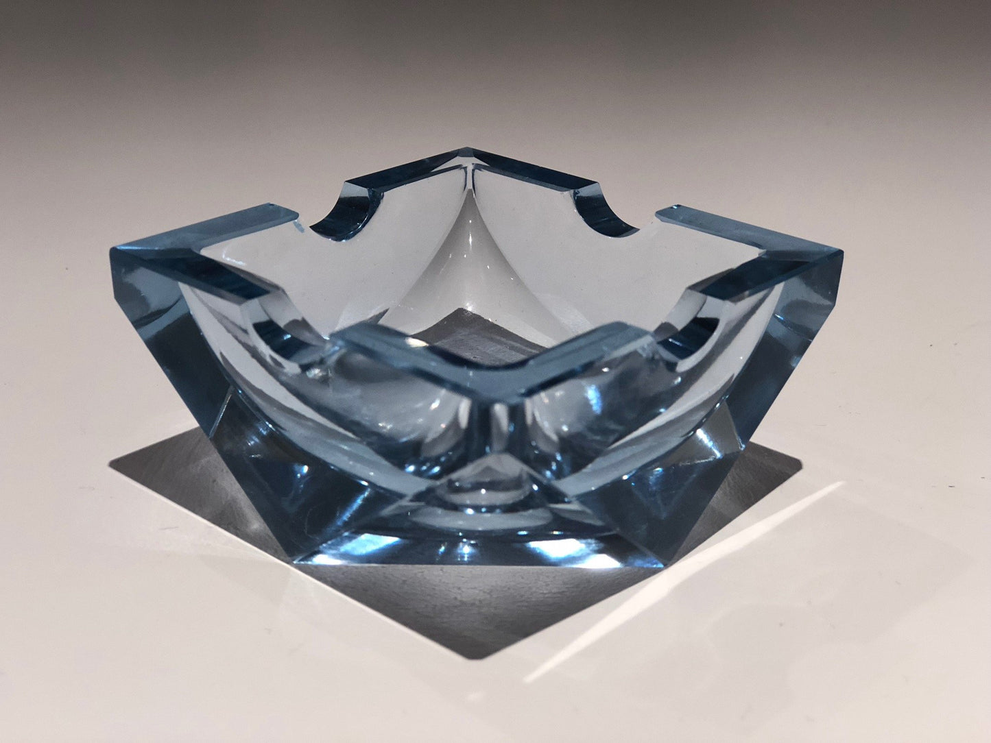 20th Century Vintage Art Deco Glass Ashtray, 1930-1940 - Spirit Gallery