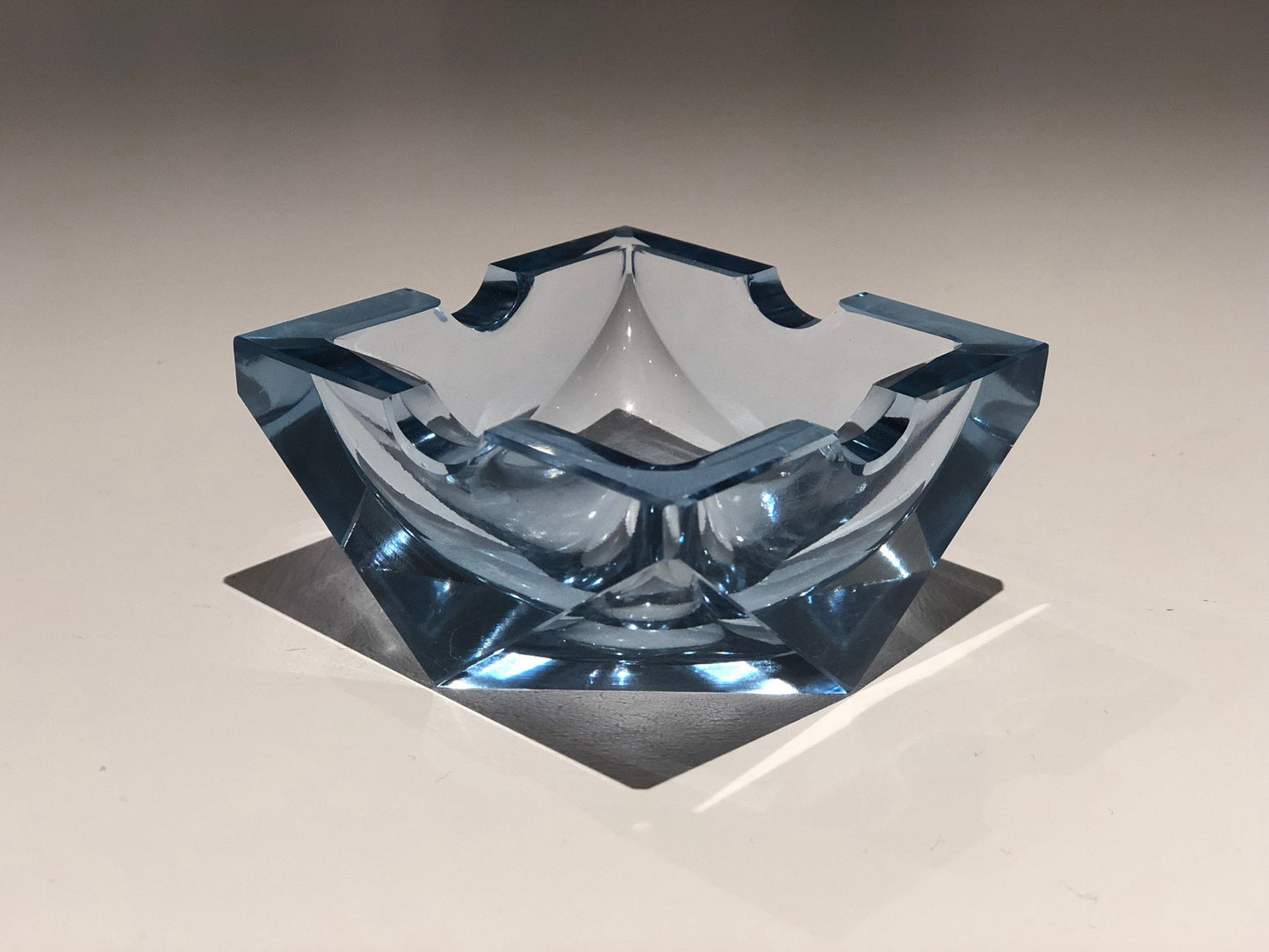 20th Century Vintage Art Deco Glass Ashtray, 1930-1940 - Spirit Gallery