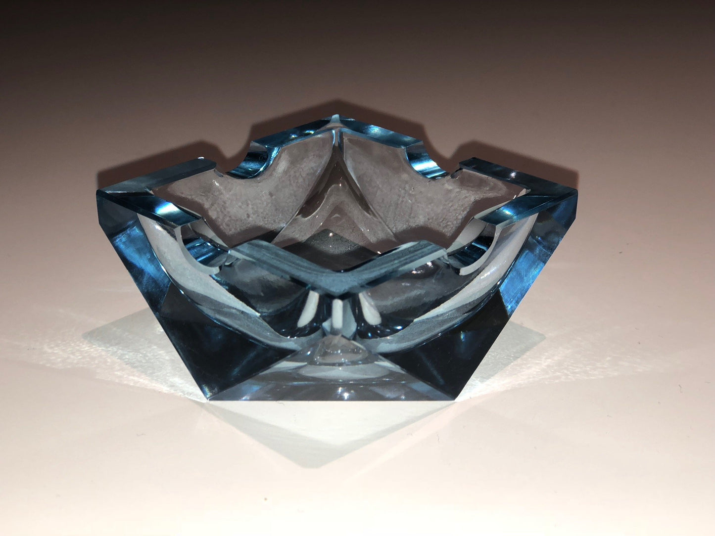 20th Century Vintage Art Deco Glass Ashtray, 1930-1940 - Spirit Gallery