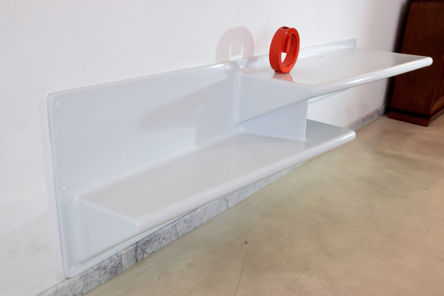 20th Century Vintage Fiberglass Shelf and Desk by Knoll - Spirit Gallery