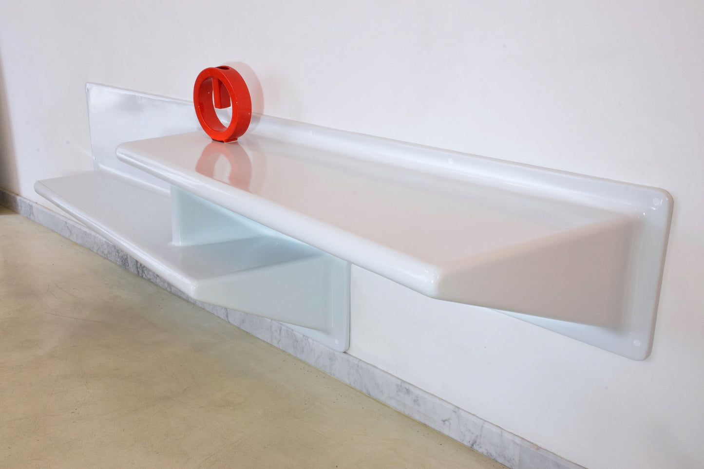 20th Century Vintage Fiberglass Shelf and Desk by Knoll - Spirit Gallery