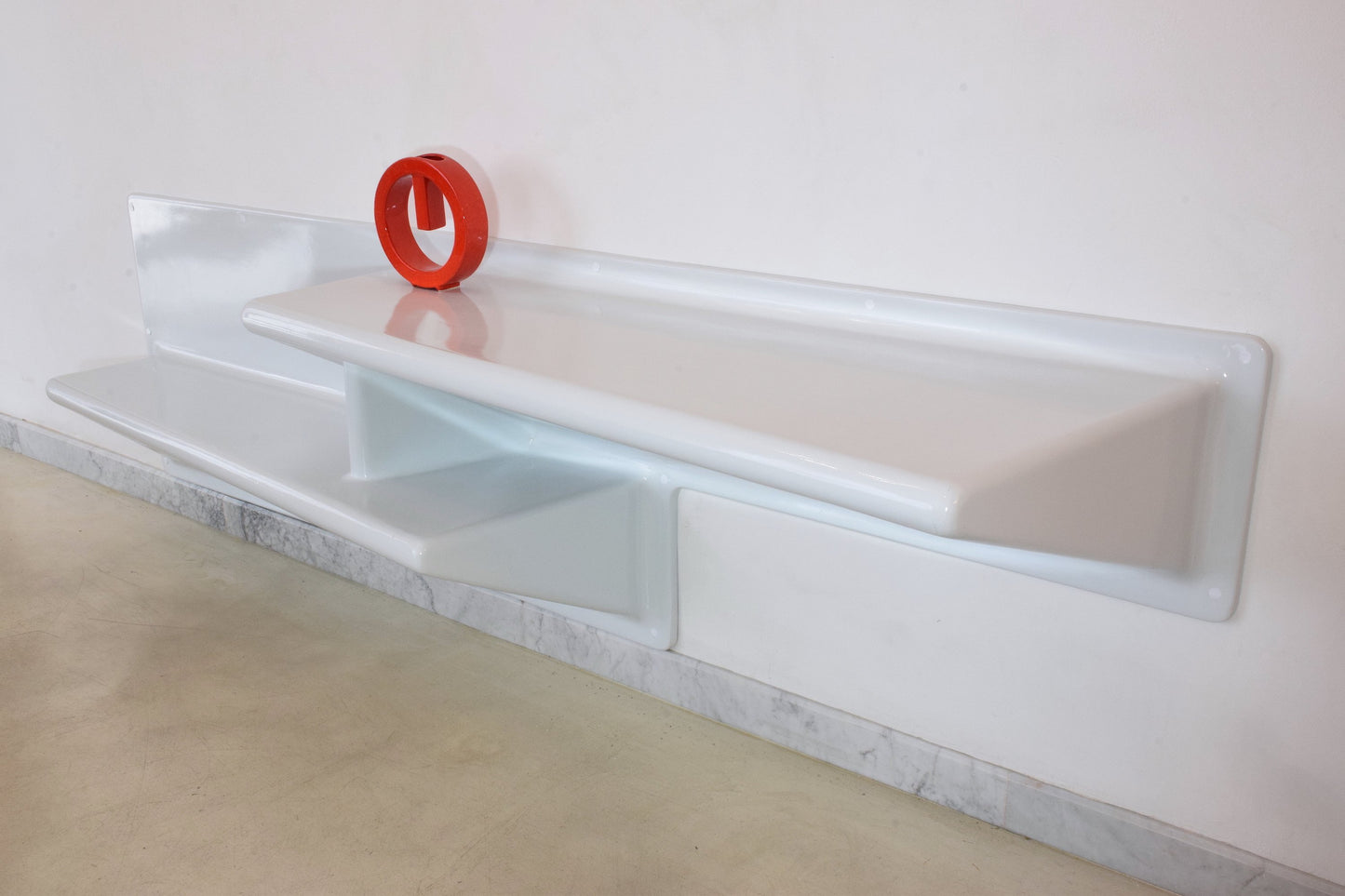 20th Century Vintage Fiberglass Shelf and Desk by Knoll - Spirit Gallery