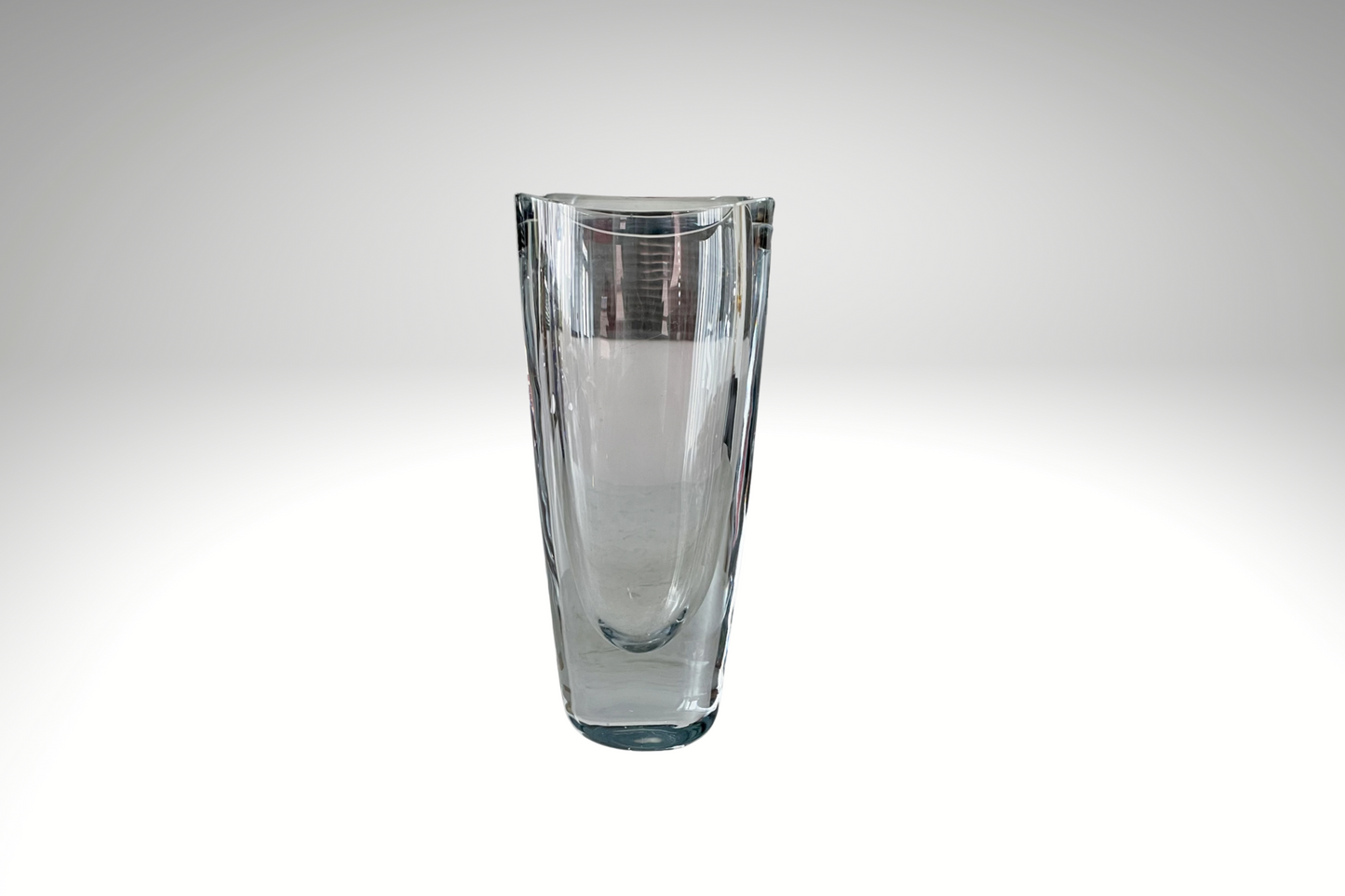 1960's Vintage Swedish Crystal Vase by Orrefors - Spirit Gallery
