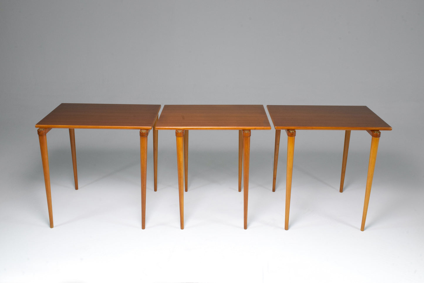 1960's Set of Three Italian Mid-Century Modern Side Tables - Spirit Gallery