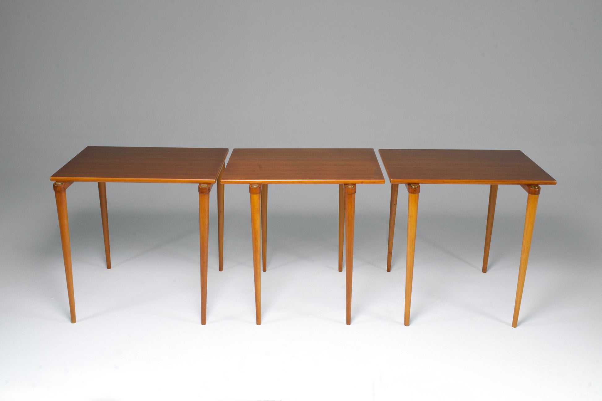 1960's Set of Three Italian Mid-Century Modern Side Tables - Spirit Gallery