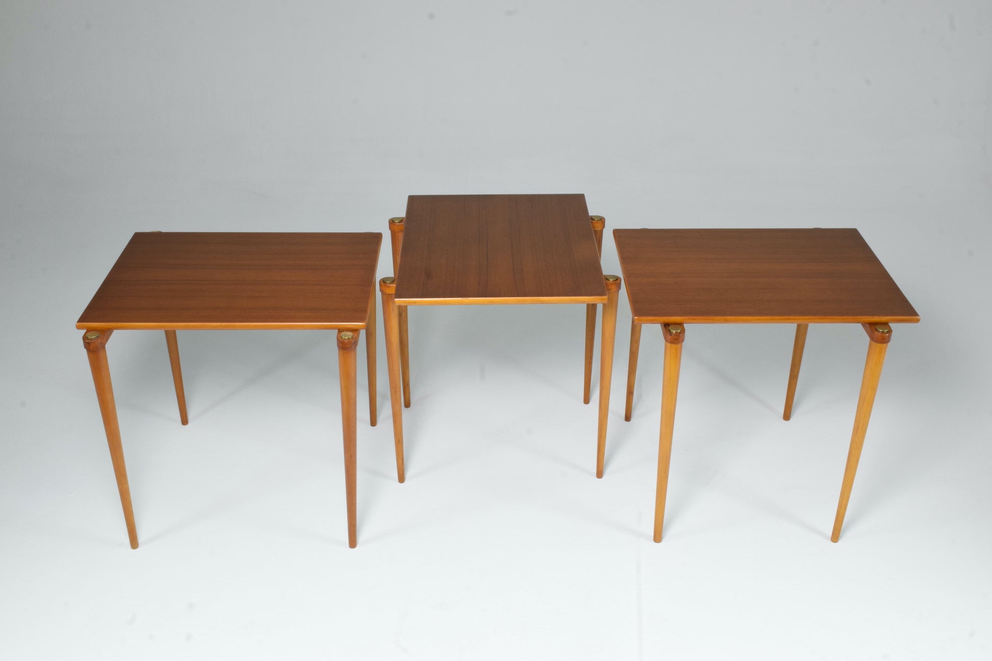 1960's Set of Three Italian Mid-Century Modern Side Tables - Spirit Gallery