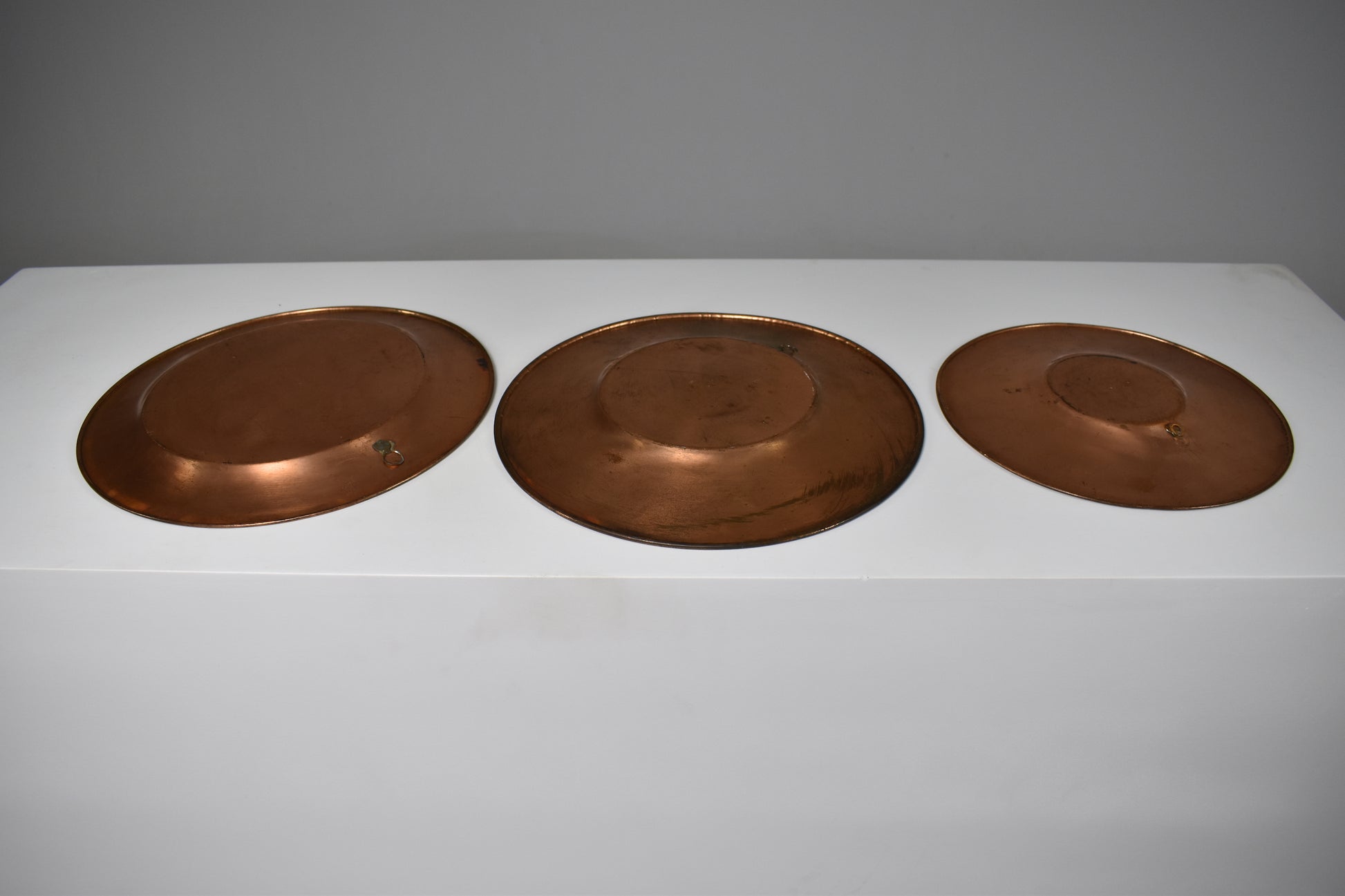 1980's Enameled Cloisonne Brass Decorative Dish Bowls - Spirit Gallery