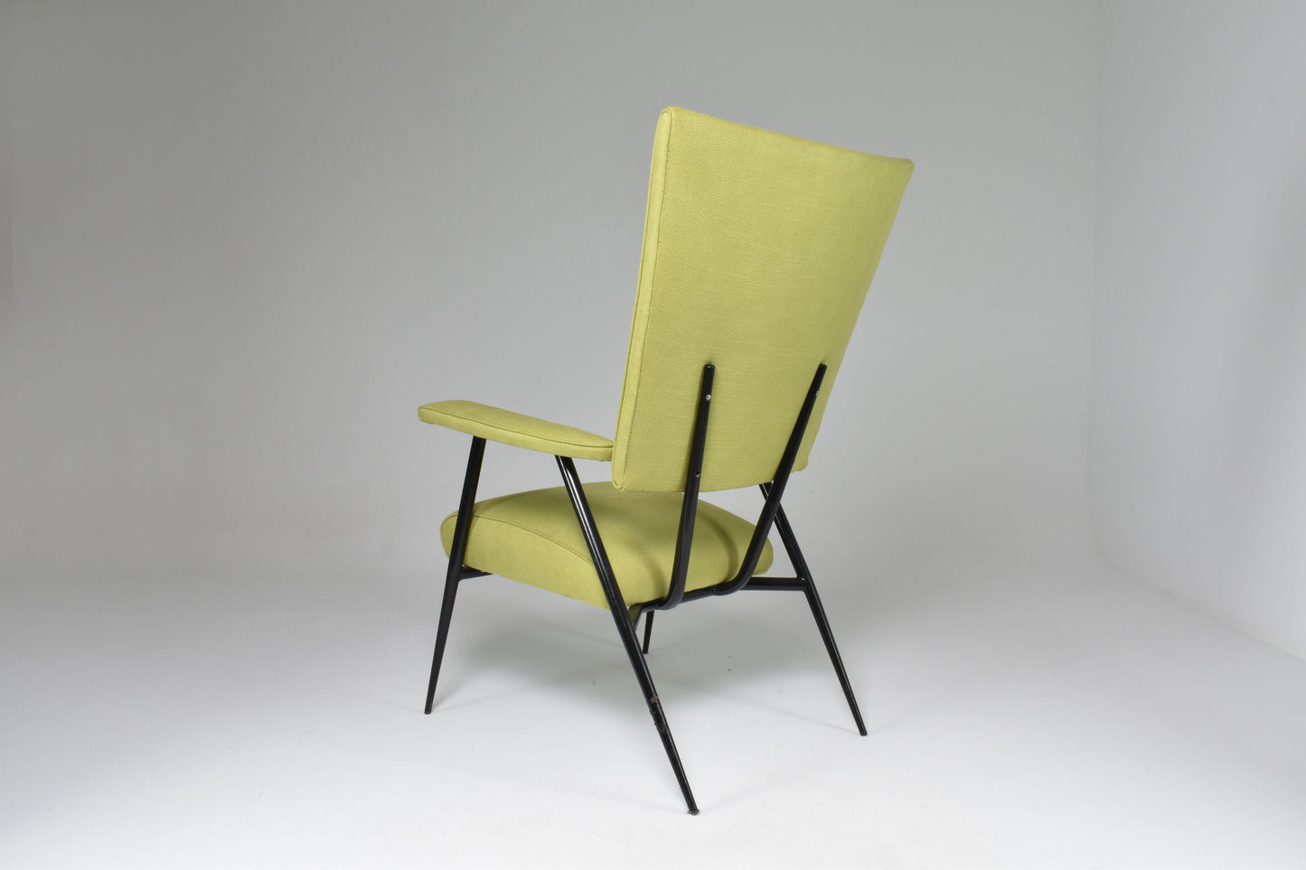 French Mid-Century Steel Armchair, 1950's - Spirit Gallery